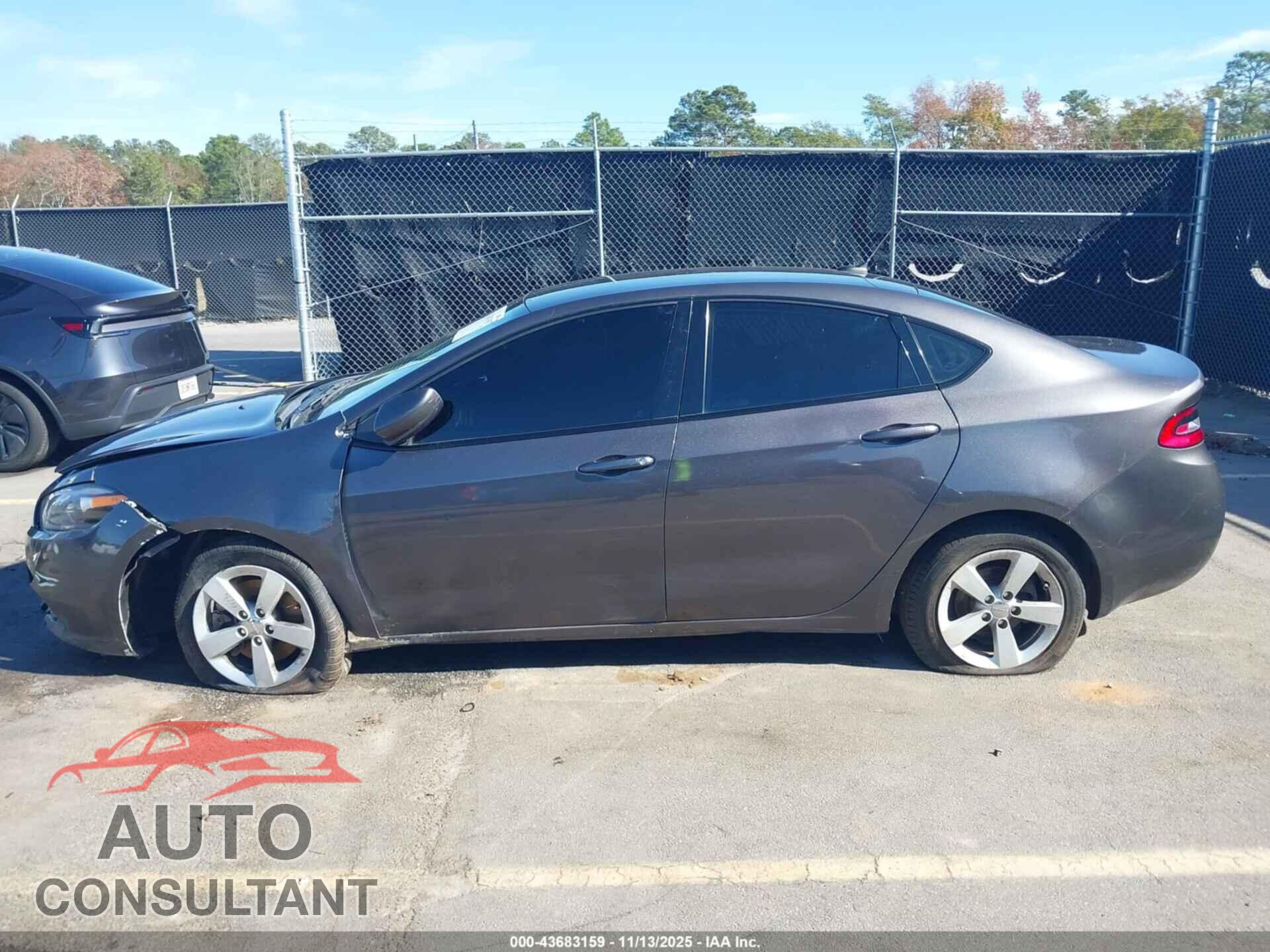 DODGE DART 2015 - 1C3CDFBB9FD431803