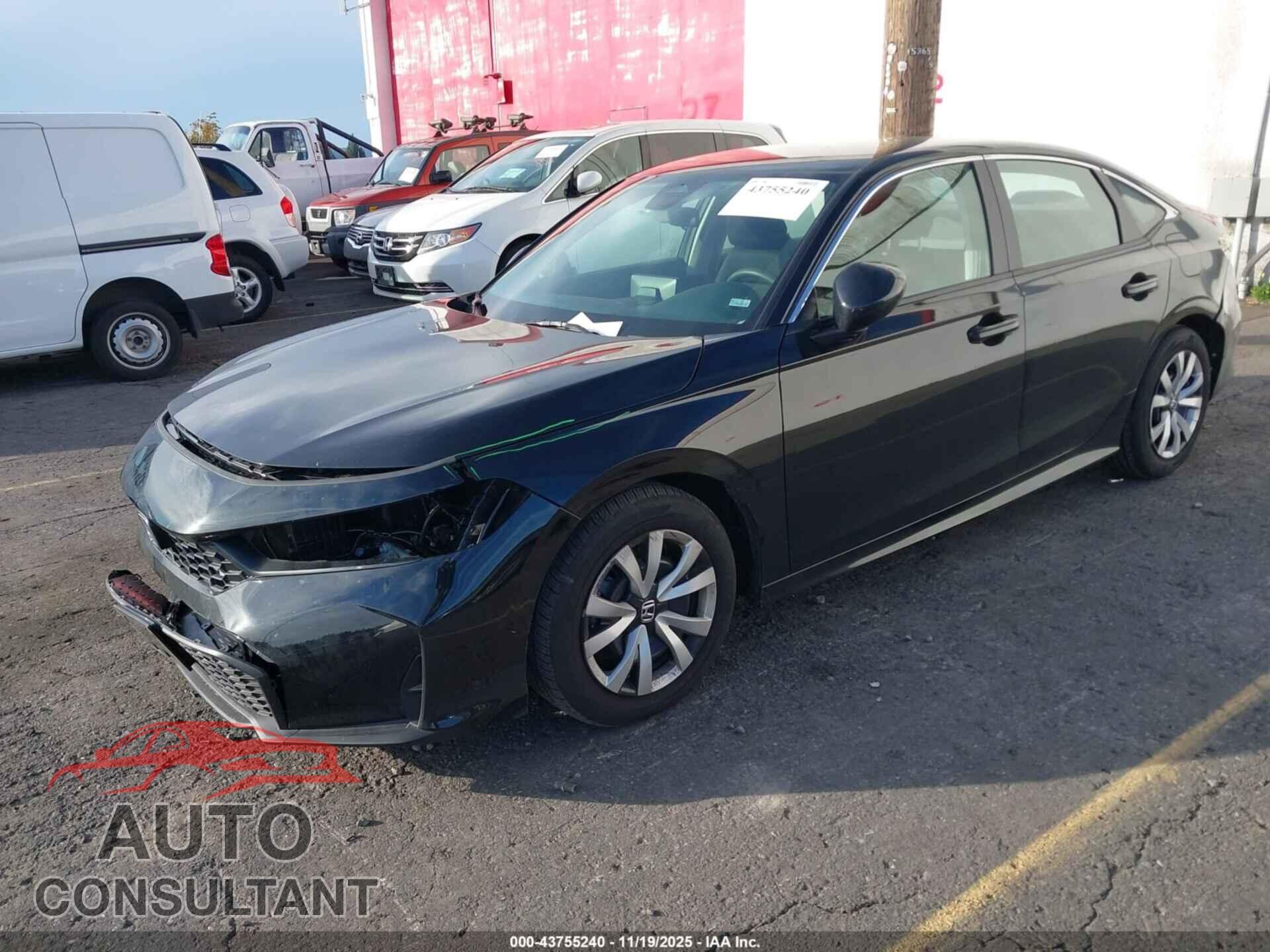 HONDA CIVIC 2025 - 2HGFE2F28SH596846