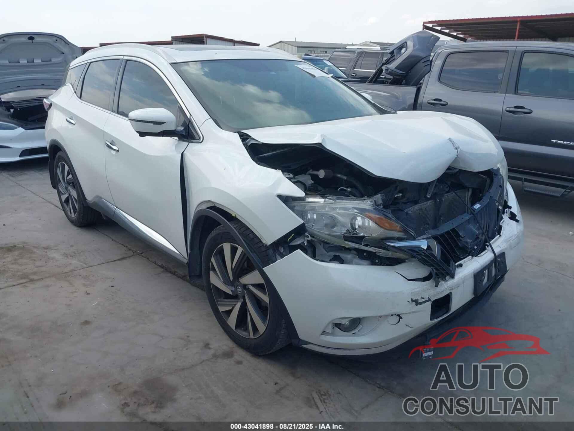 NISSAN MURANO 2016 - 5N1AZ2MG7GN141900