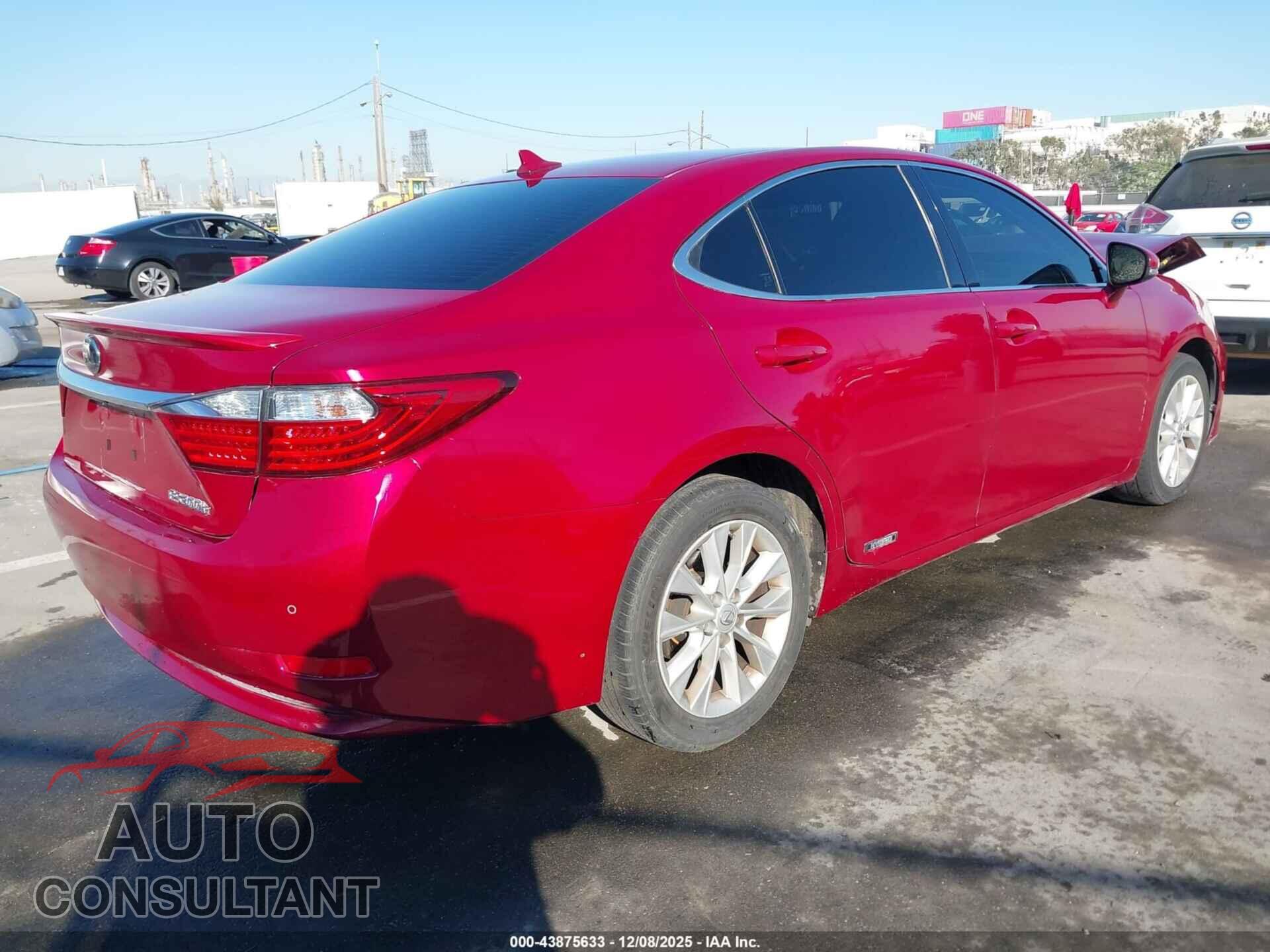 LEXUS ES 300H 2013 - JTHBW1GG7D2024904
