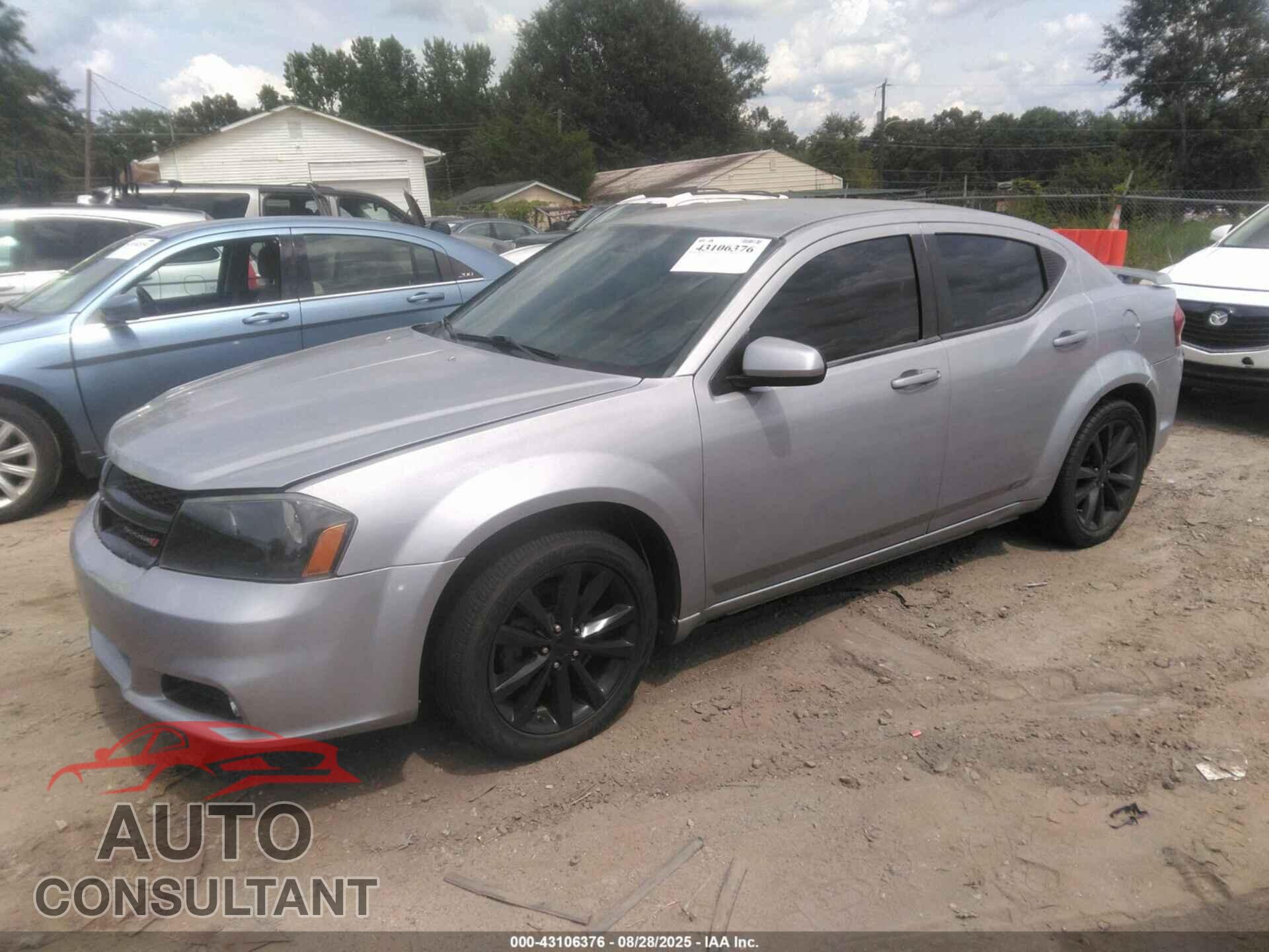 DODGE AVENGER 2013 - 1C3CDZCB8DN655751