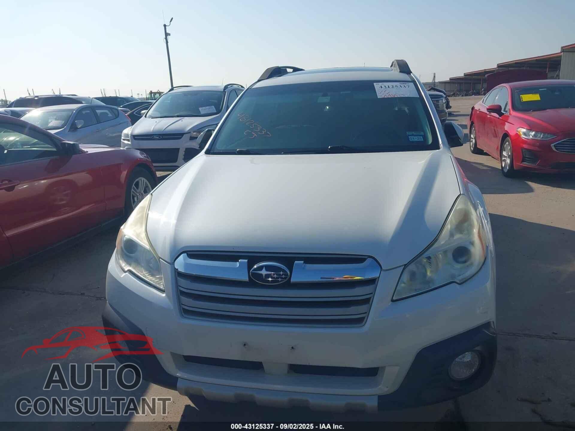 SUBARU OUTBACK 2014 - 4S4BRBLC4E3236412