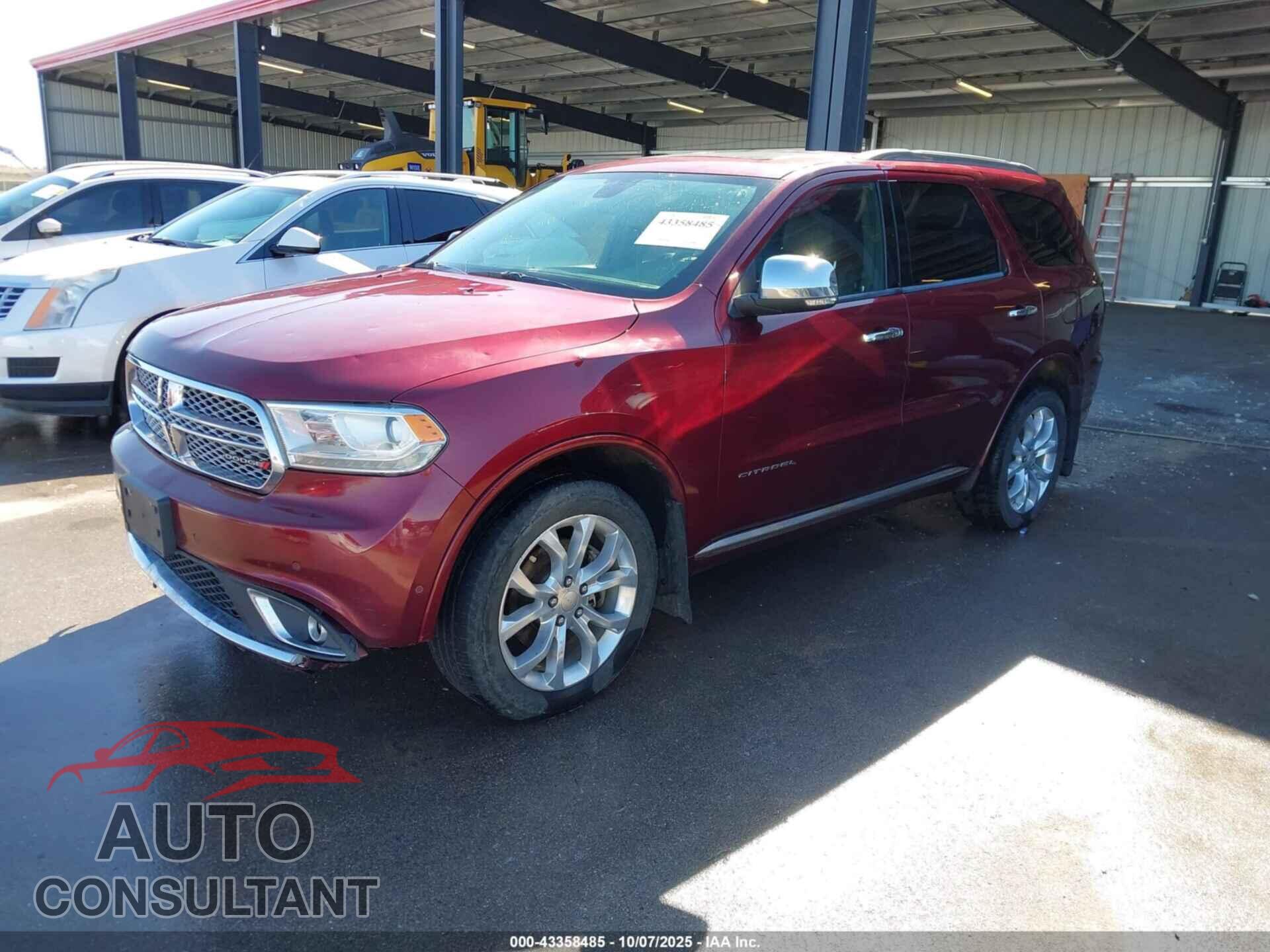 DODGE DURANGO 2018 - 1C4RDJEG1JC497924