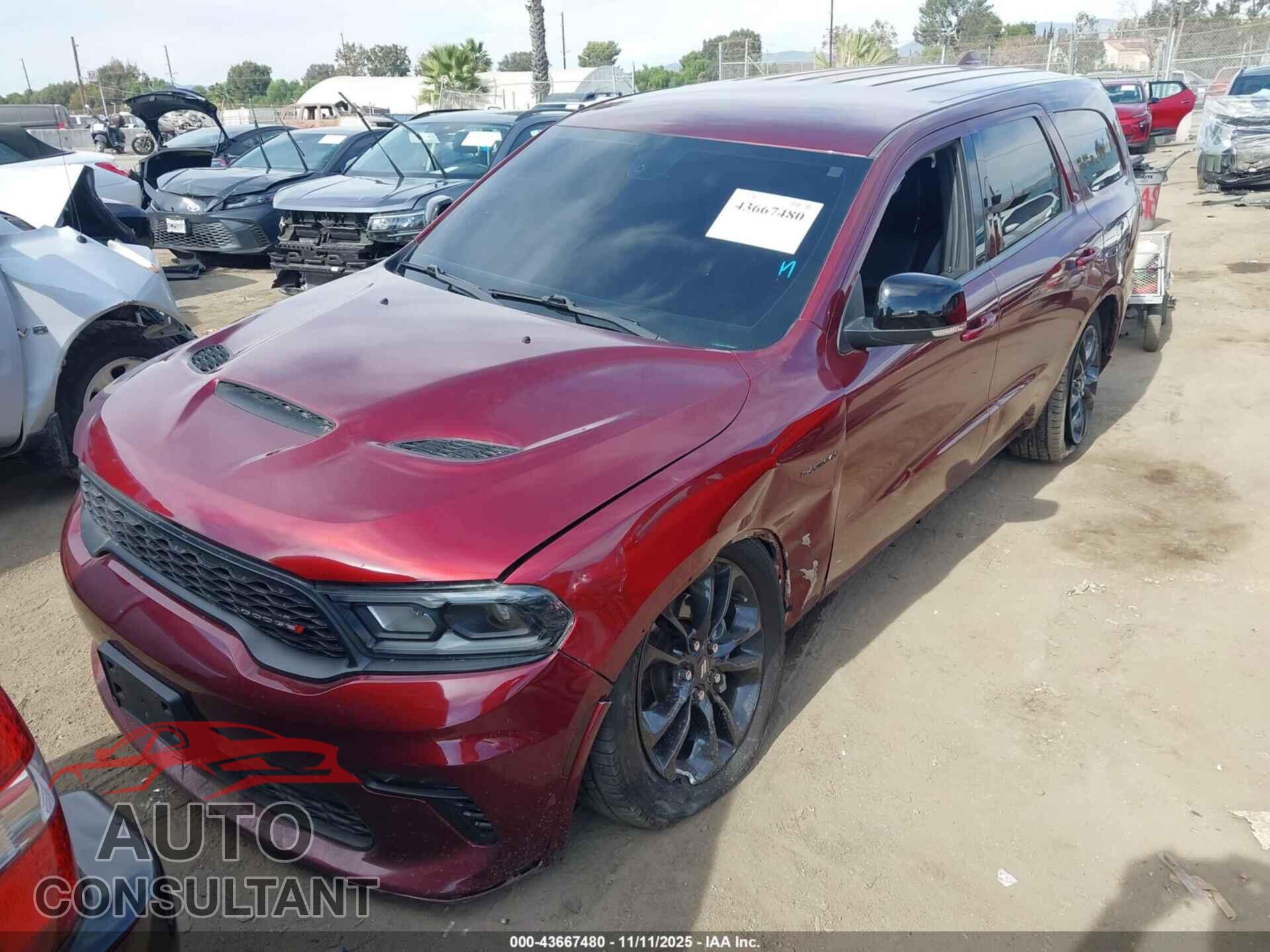 DODGE DURANGO 2022 - 1C4SDJCT0NC222486