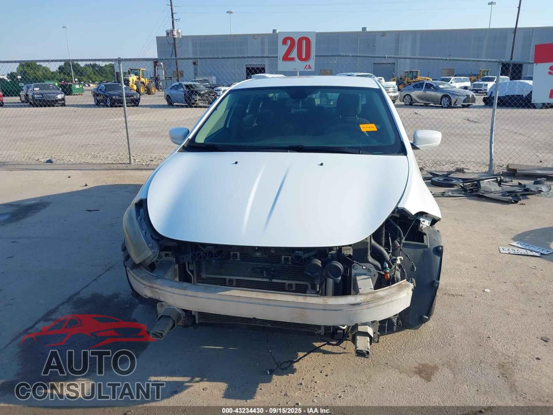 DODGE DART 2015 - 1C3CDFAA3FD392246
