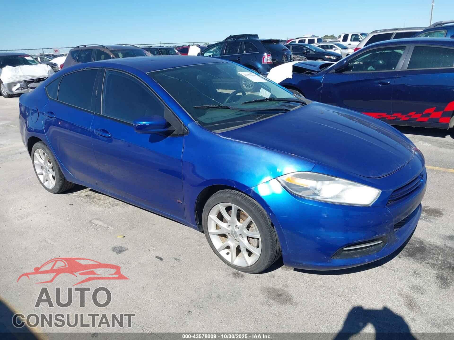 DODGE DART 2013 - 1C3CDFBA0DD306306