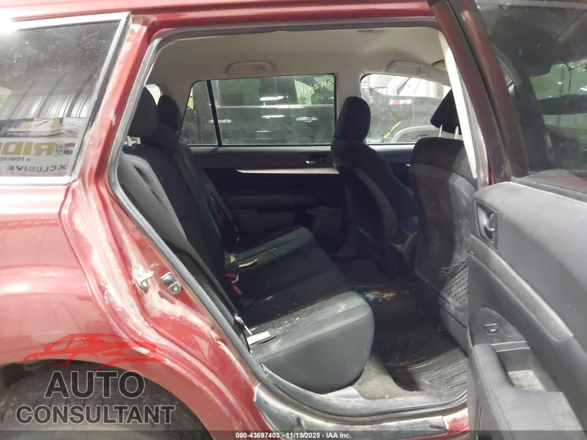 SUBARU OUTBACK 2014 - 4S4BRCCC4E1267581