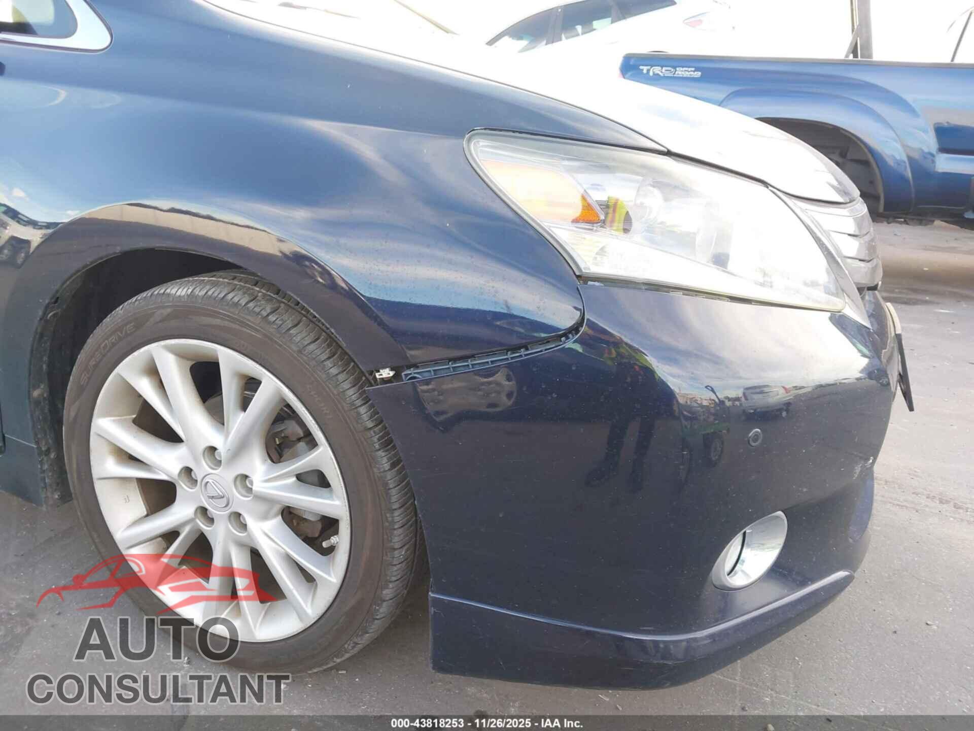 LEXUS HS 250H 2010 - JTHBB1BA2A2010127