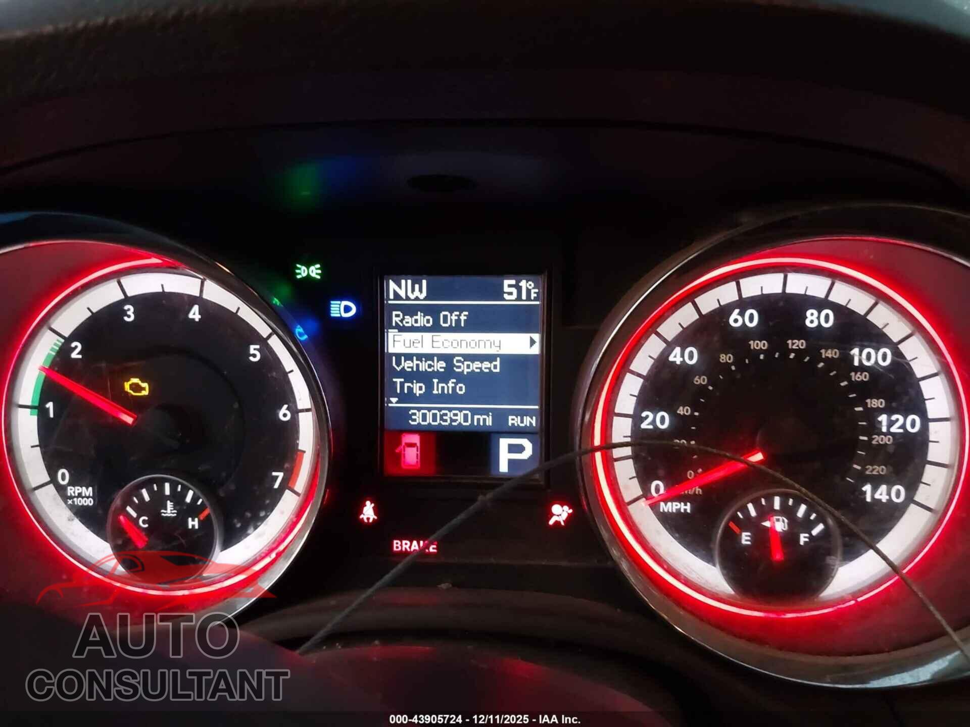 DODGE DURANGO 2012 - 1C4RDHDG6CC285629