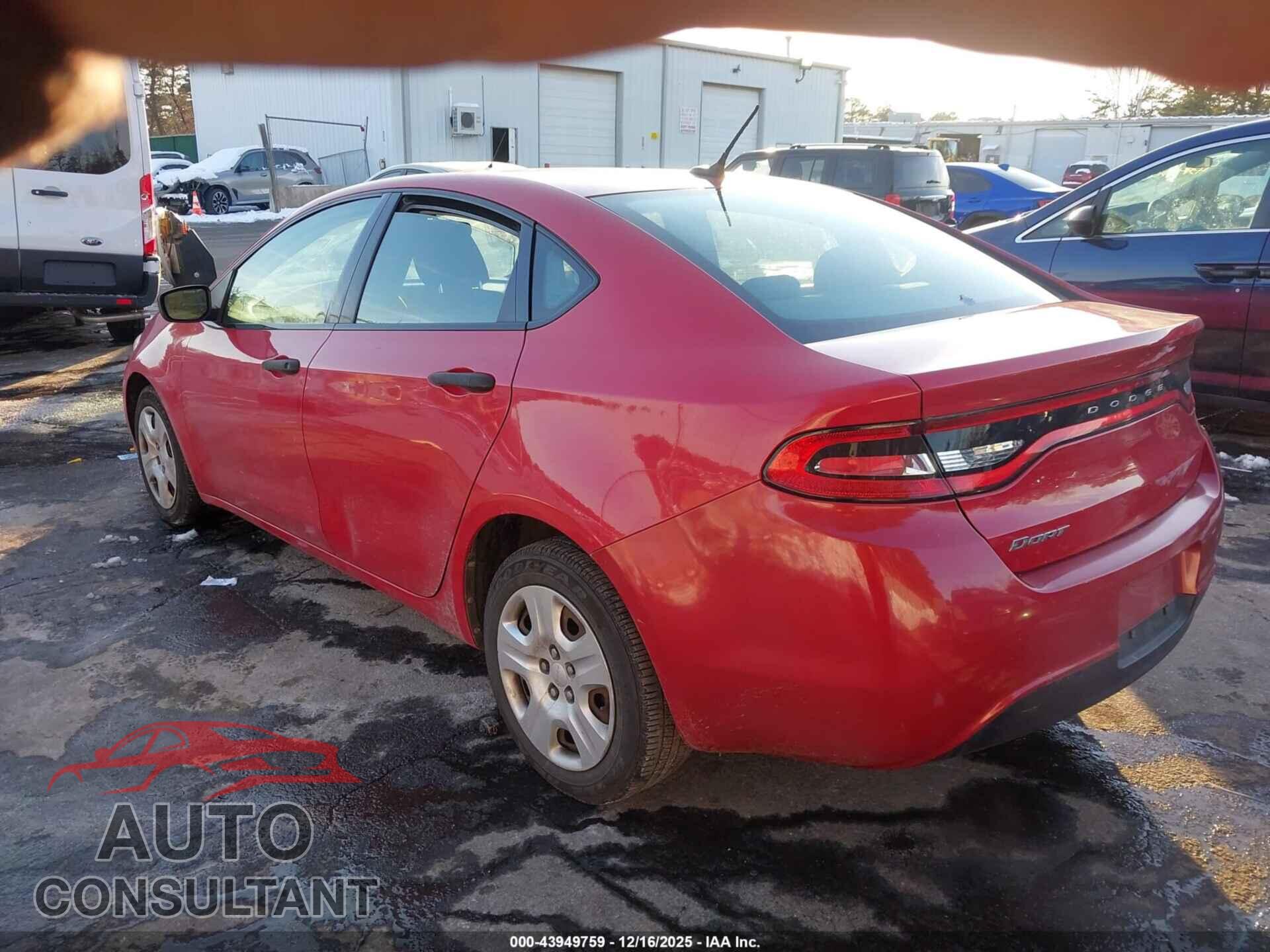 DODGE DART 2013 - 1C3CDFAA0DD105376