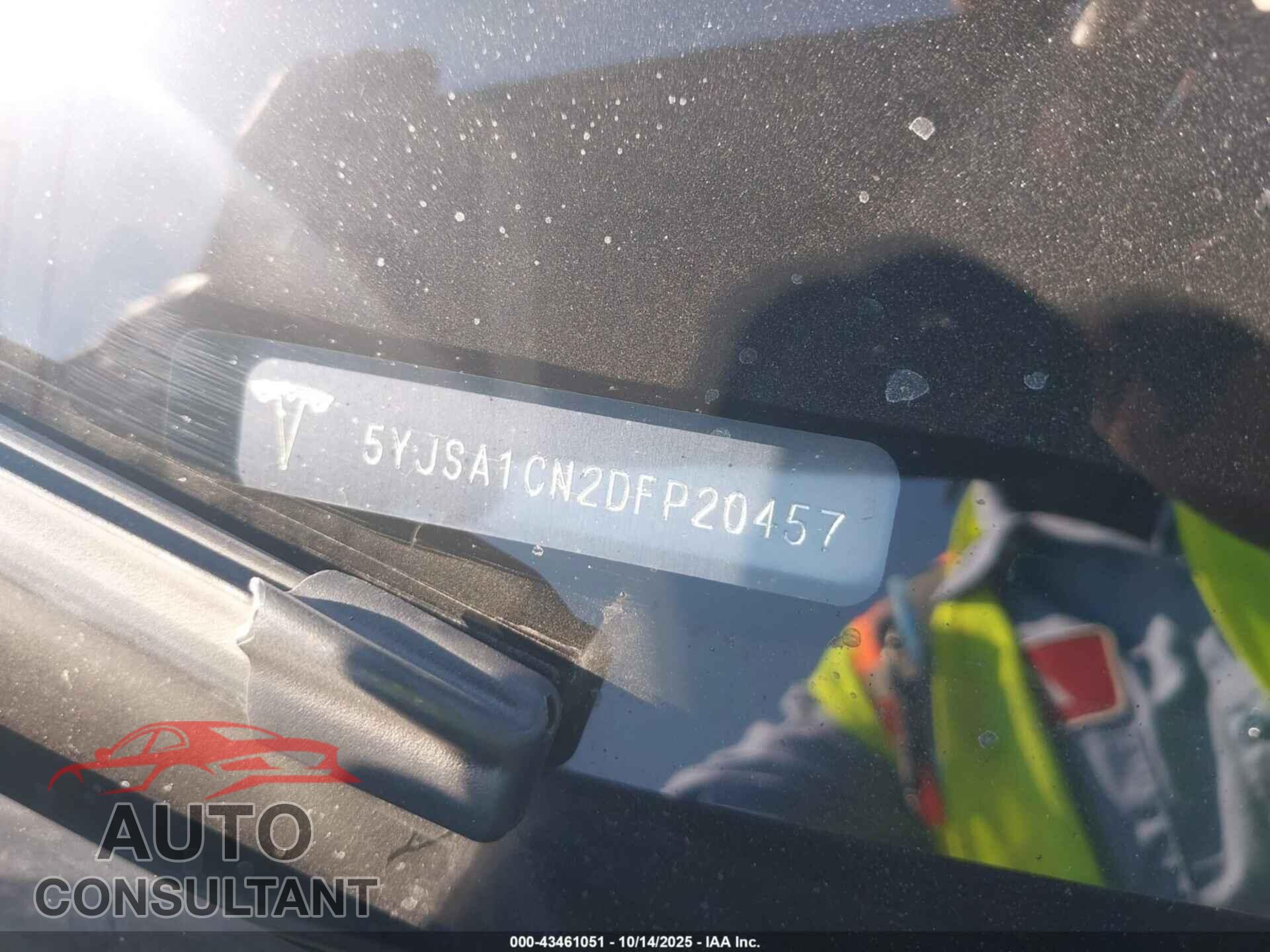 TESLA MODEL S 2013 - 5YJSA1CN2DFP20457