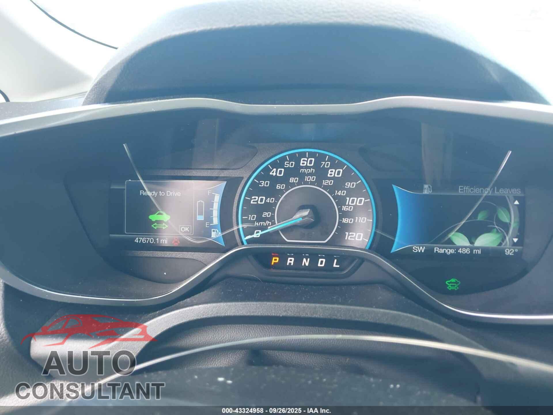 FORD C-MAX HYBRID 2017 - 1FADP5AUXHL113773