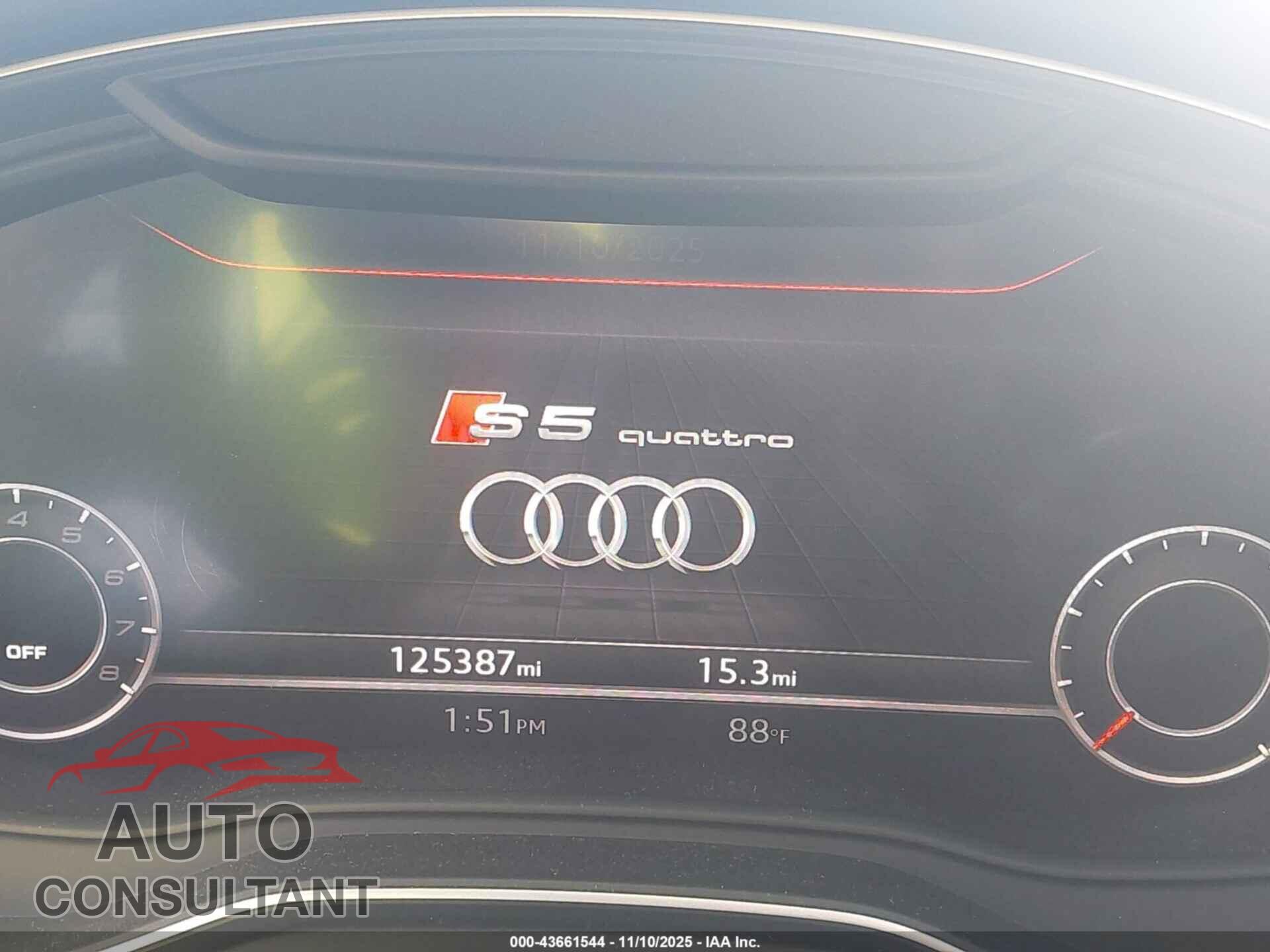 AUDI S5 2018 - WAUC4CF55JA103476