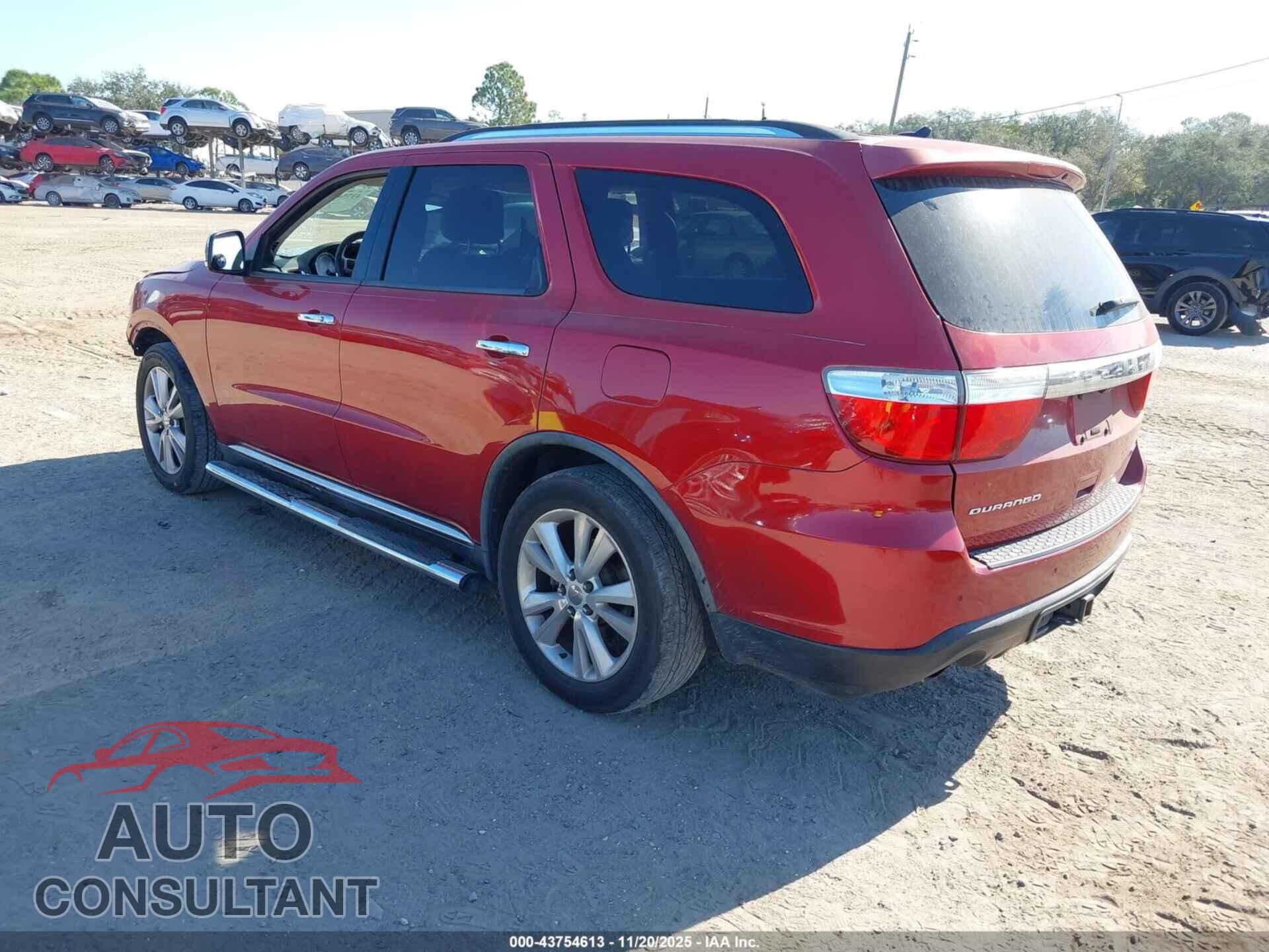 DODGE DURANGO 2011 - 1D4SD4GT7BC592991