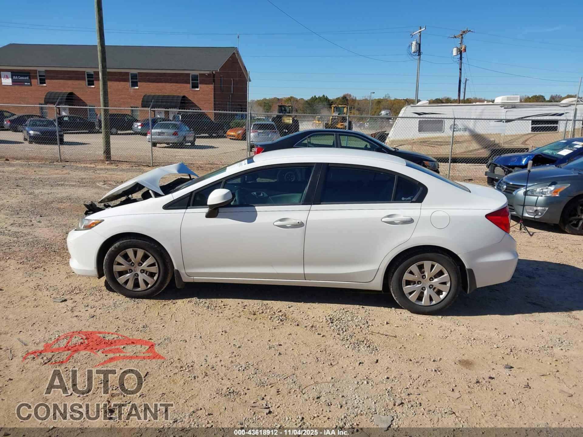 HONDA CIVIC 2012 - 2HGFB2F52CH523251