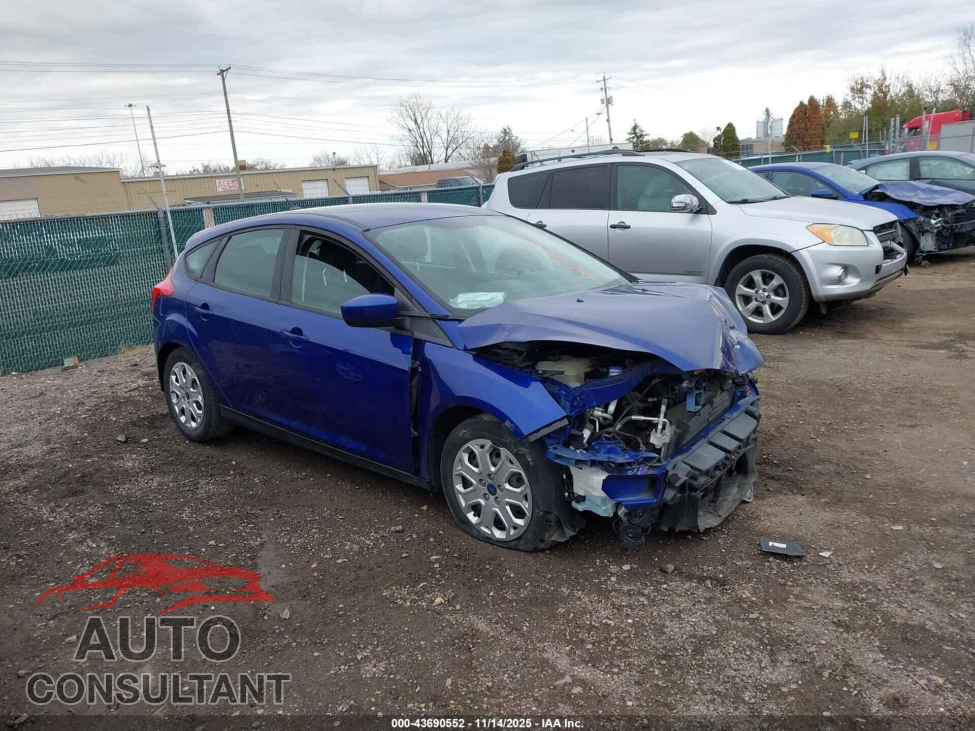 FORD FOCUS 2012 - 1FAHP3K21CL278316