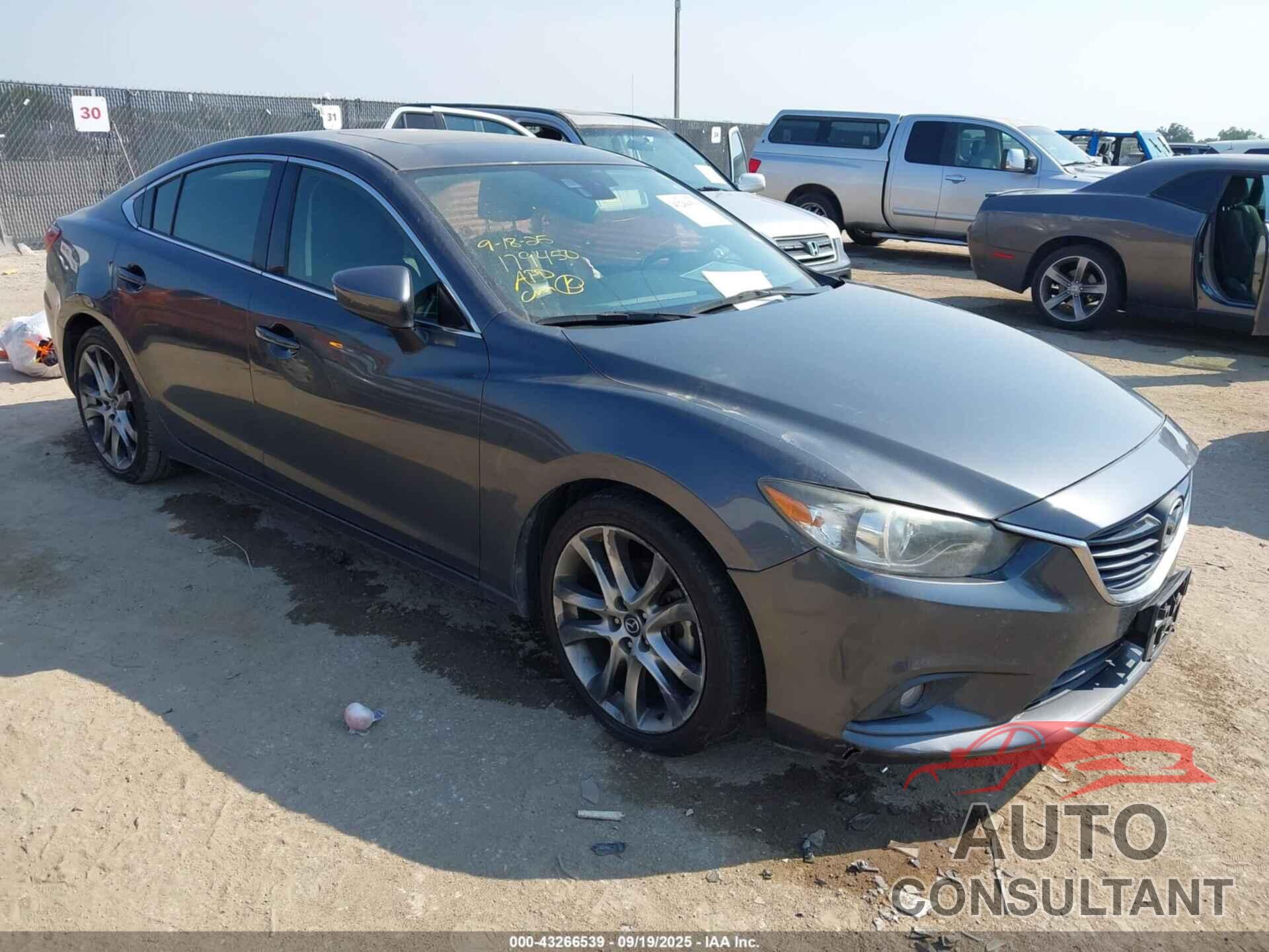 MAZDA MAZDA6 2015 - JM1GJ1W58F1186149
