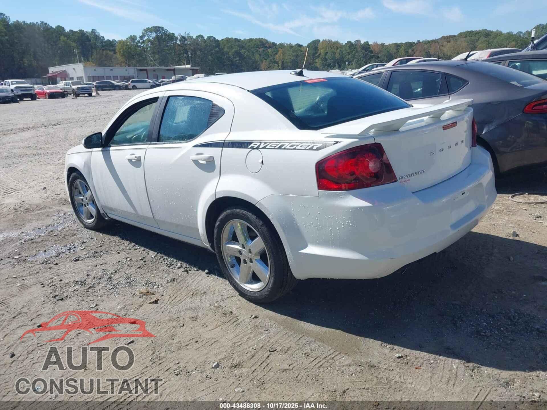DODGE AVENGER 2012 - 1C3CDZEG2CN217993