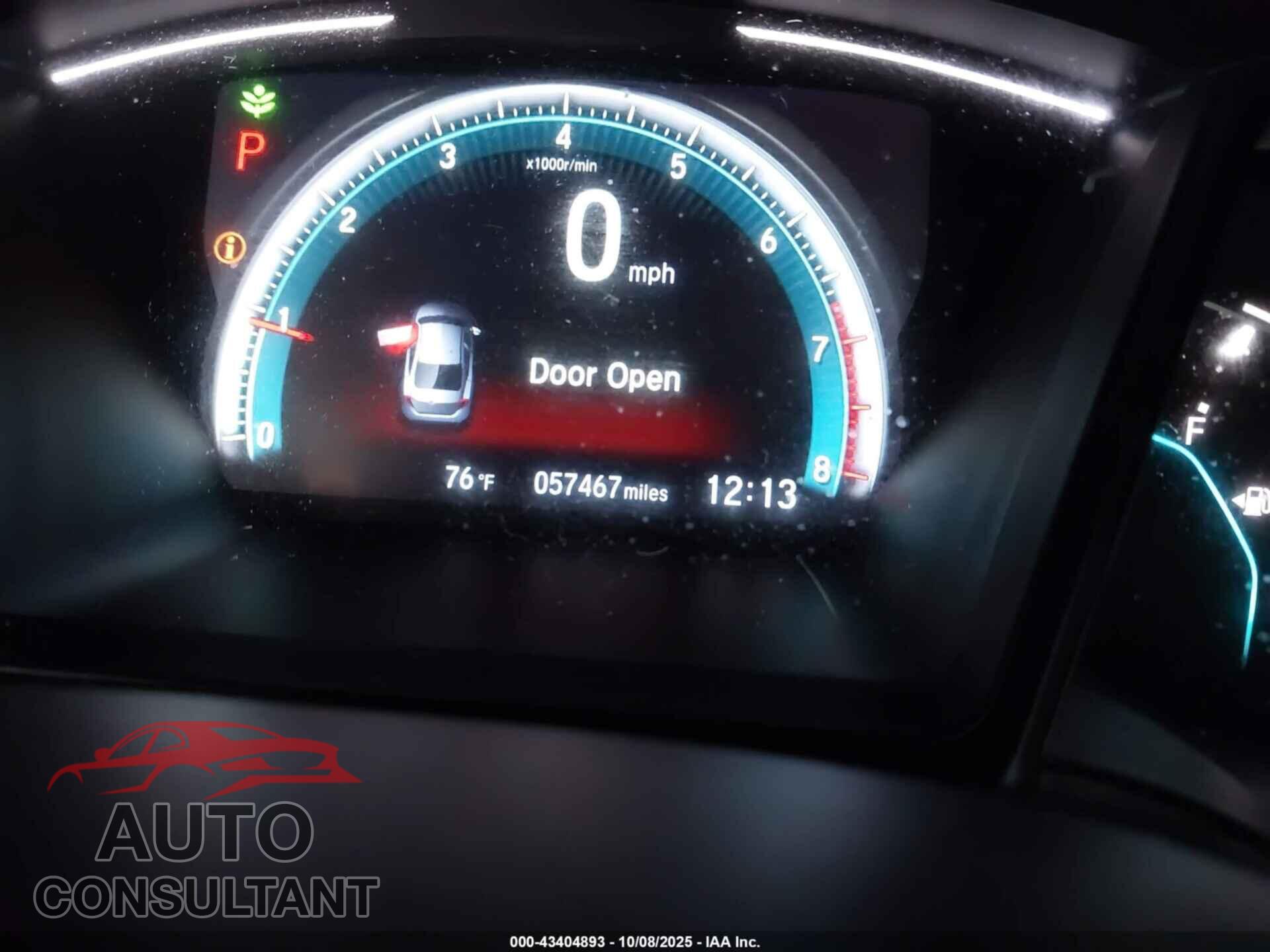 HONDA CIVIC 2019 - 19XFC2F69KE207733