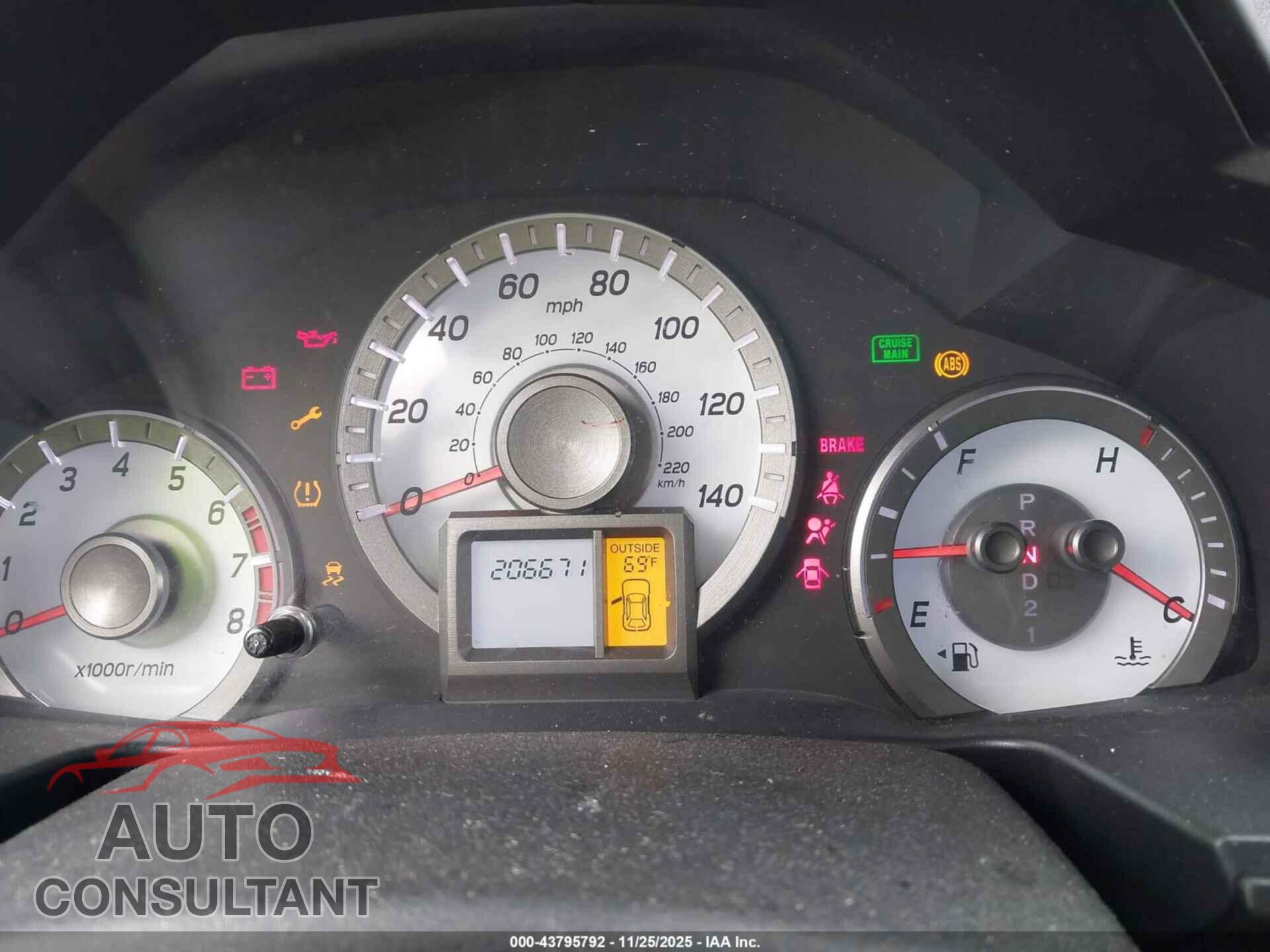 HONDA PILOT 2012 - 5FNYF3H63CB010233