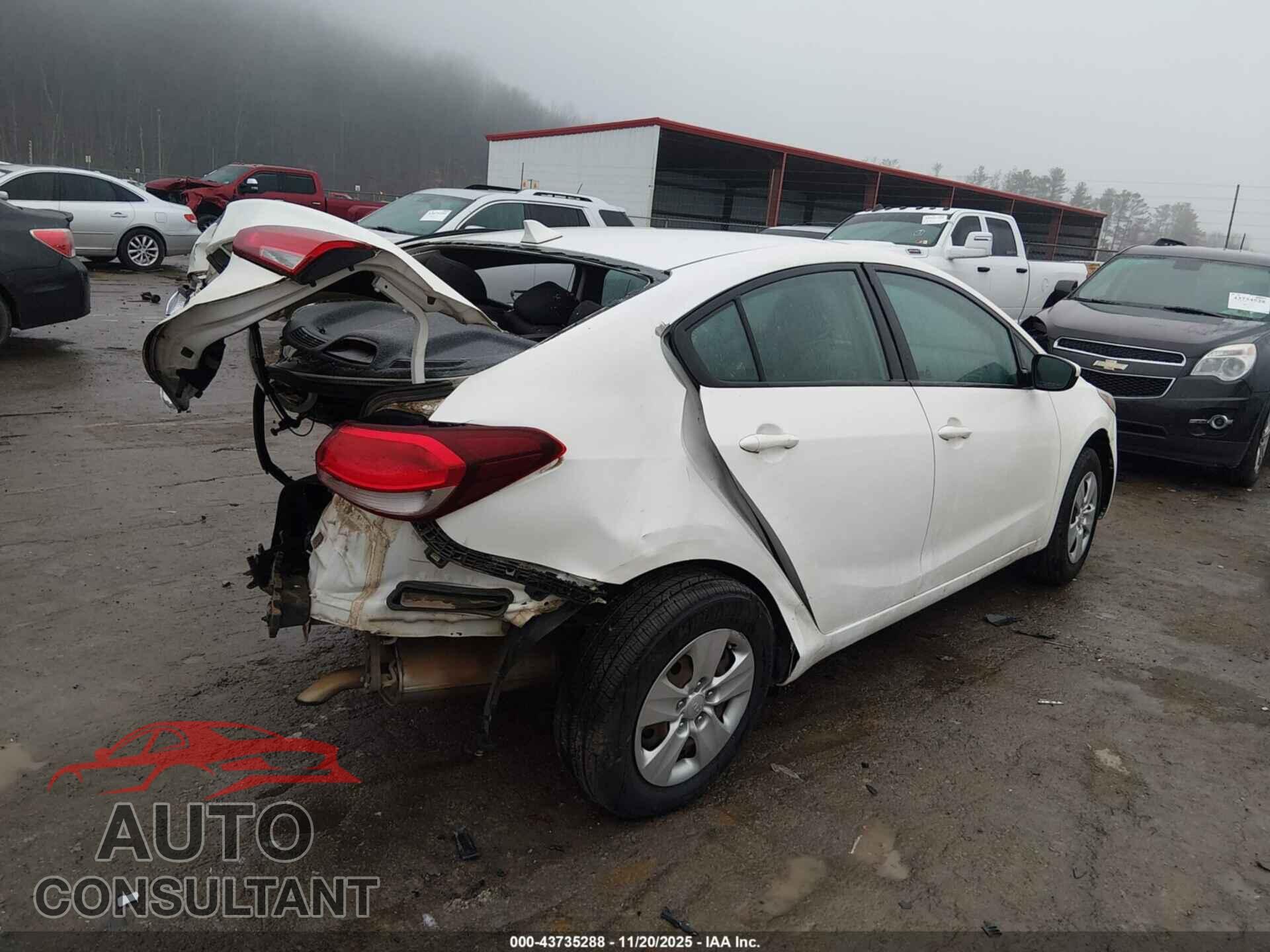 KIA FORTE 2017 - 3KPFK4A70HE033588