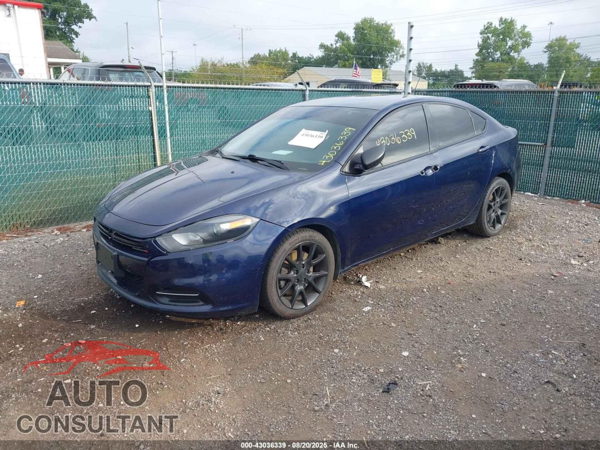 DODGE DART 2014 - 1C3CDFBB6ED745391