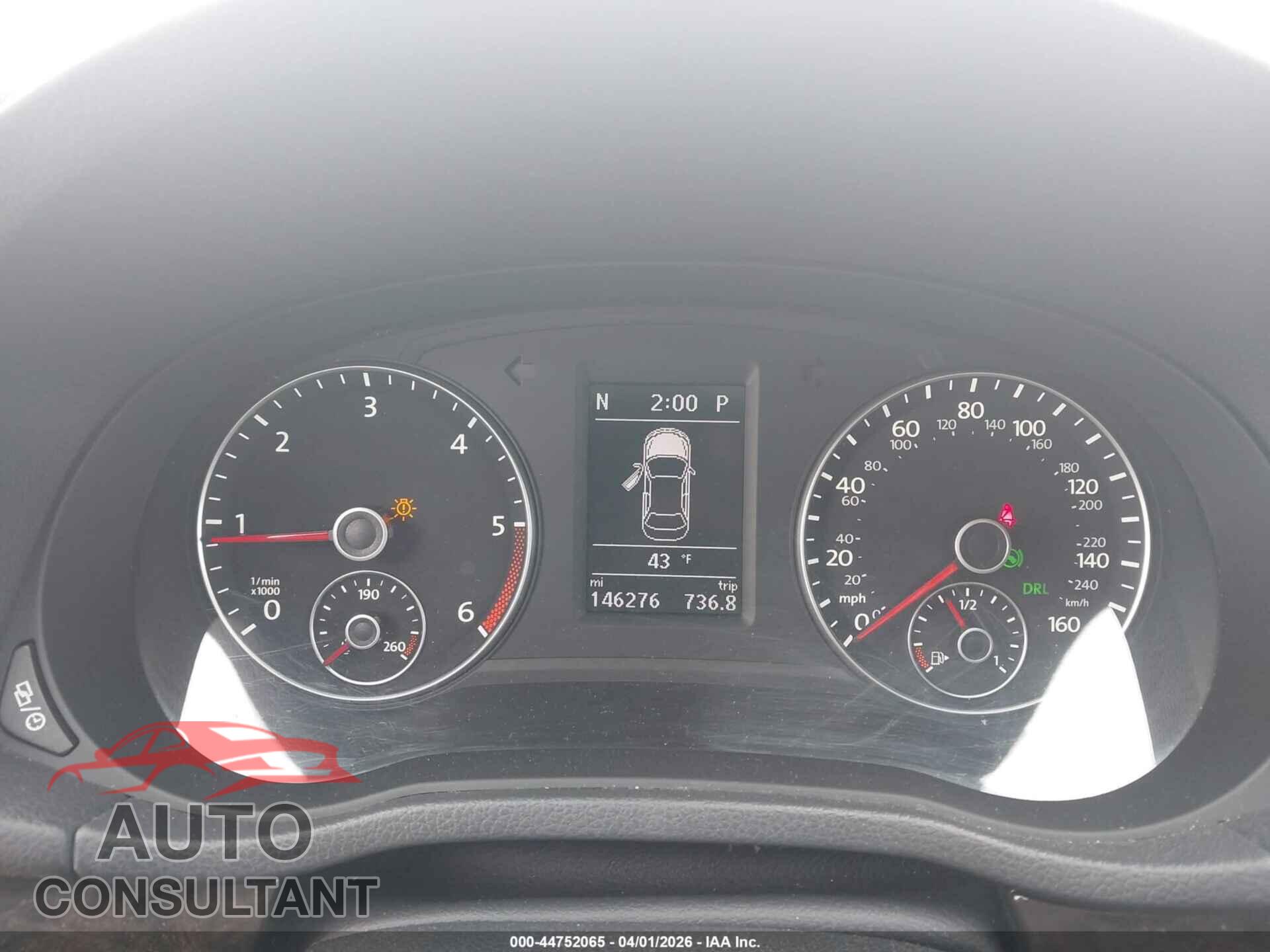 VOLKSWAGEN PASSAT 2015 - 1VWCV7A37FC120897