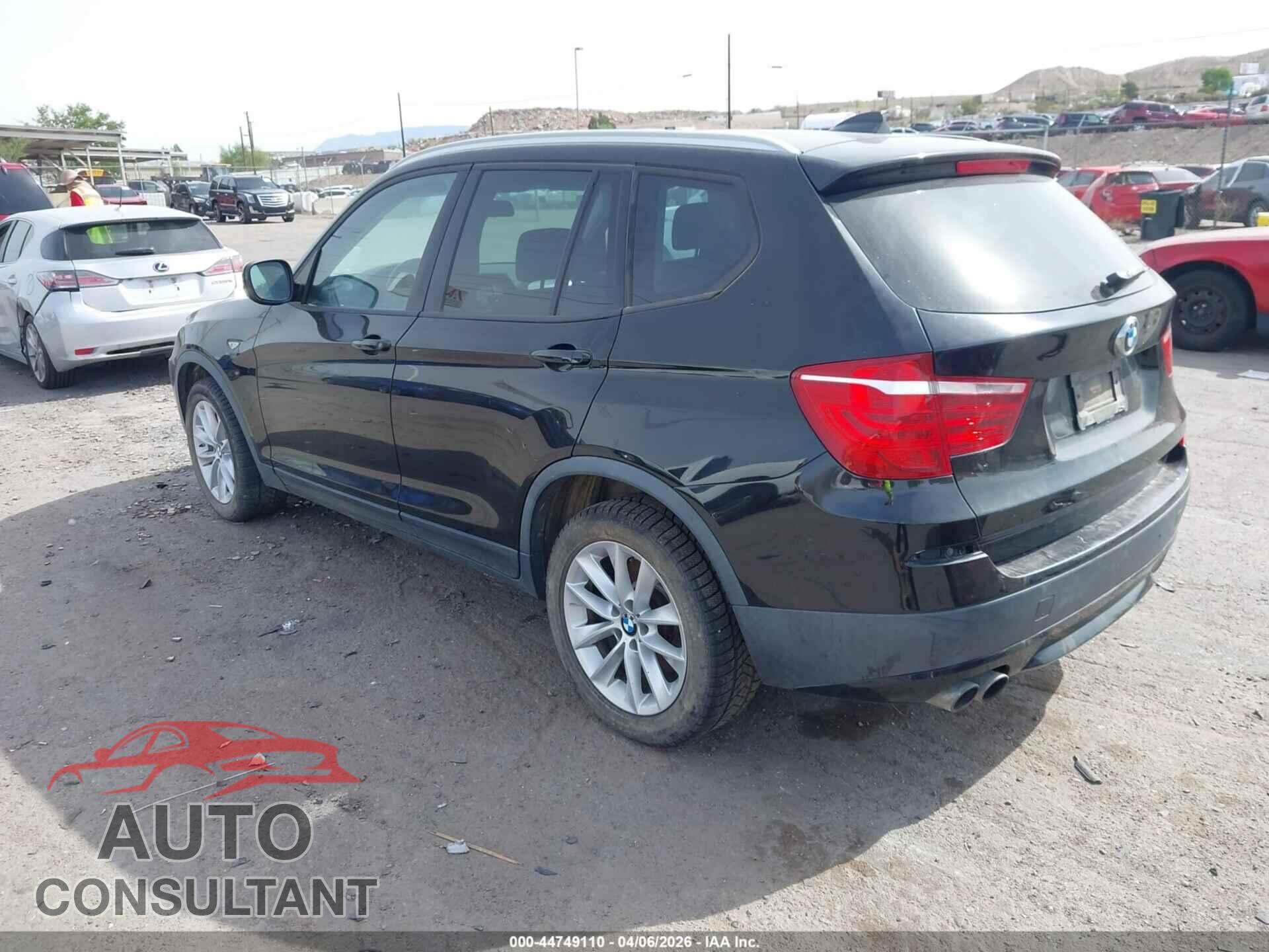 BMW X3 2013 - 5UXWX9C5XD0A24492