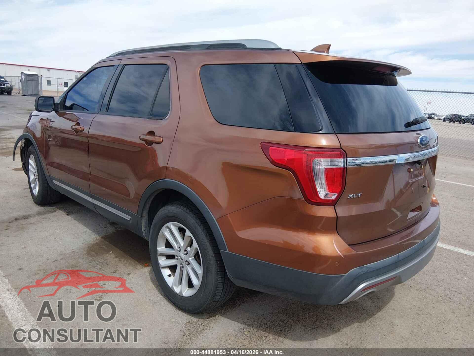 FORD EXPLORER 2017 - 1FM5K7D83HGA16068