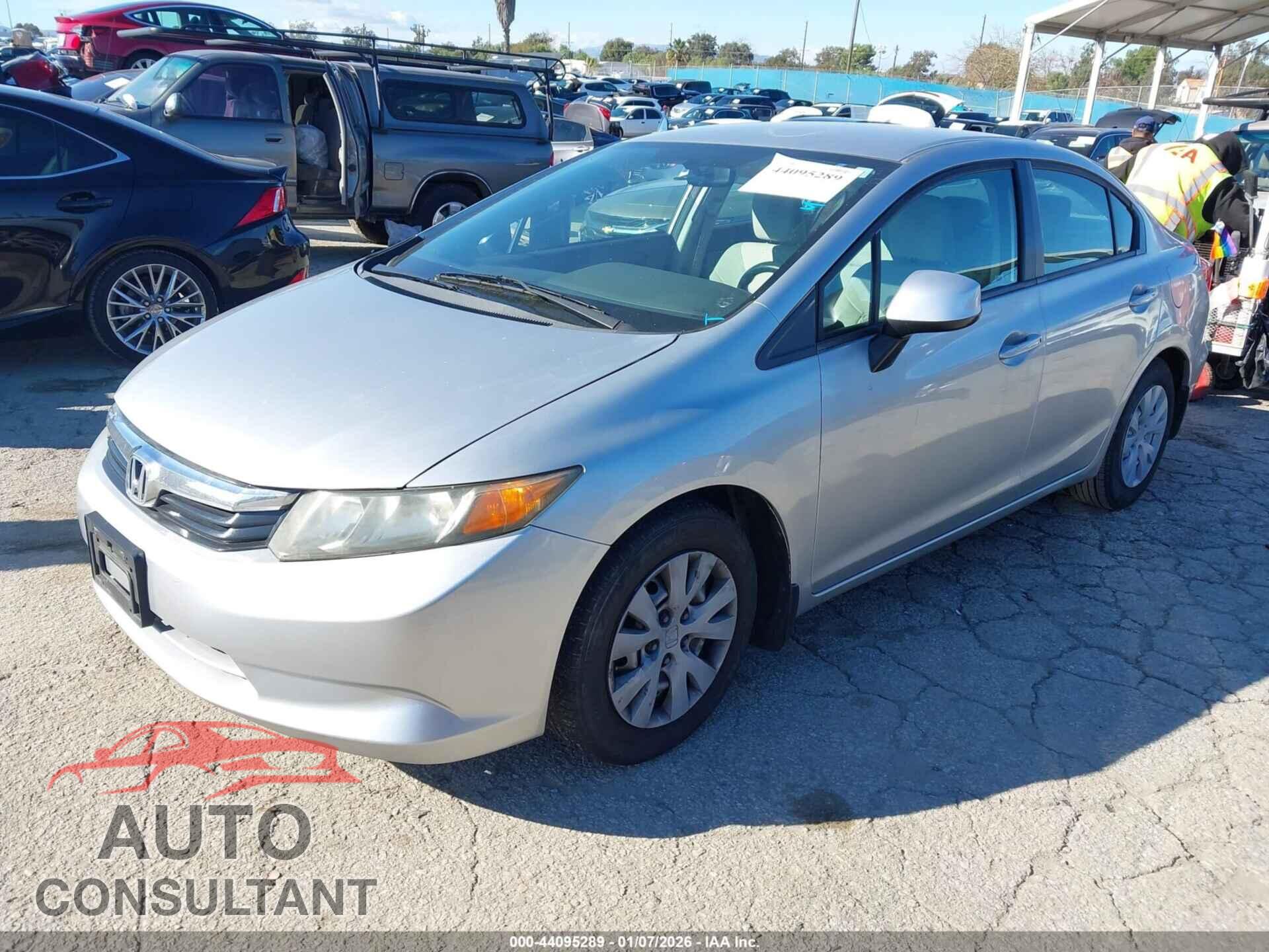 HONDA CIVIC 2012 - 19XFB2F52CE380005