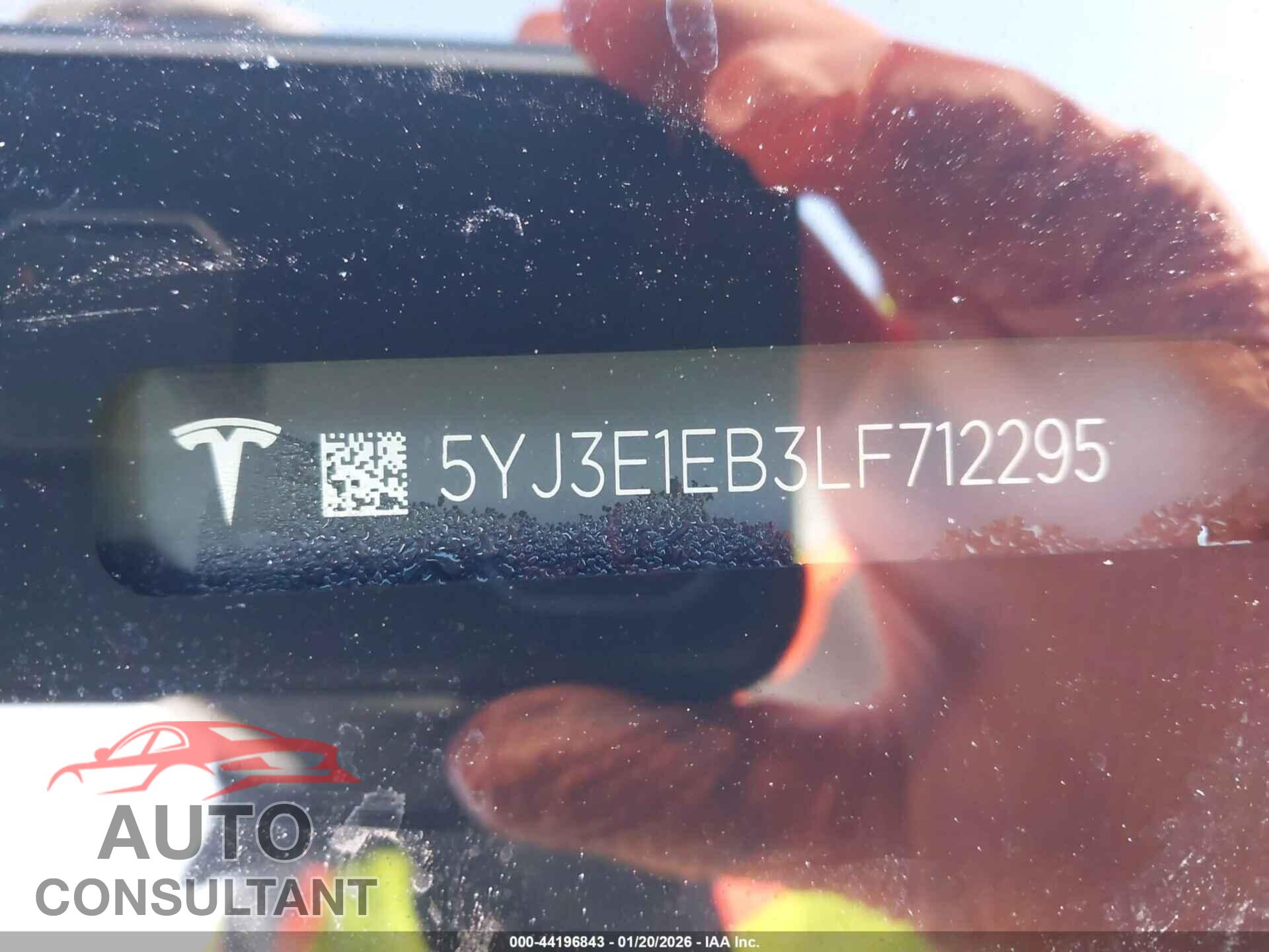 TESLA MODEL 3 2020 - 5YJ3E1EB3LF712295