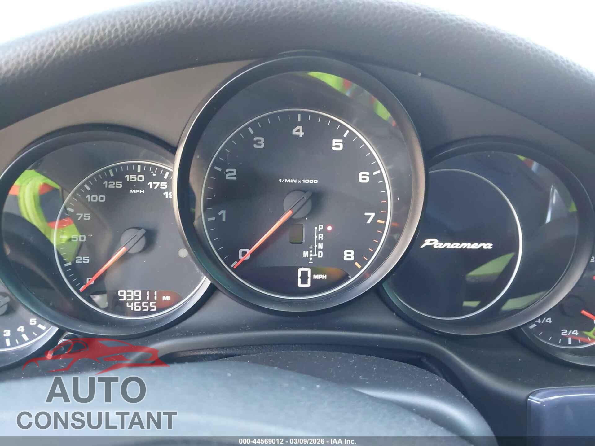 PORSCHE PANAMERA 2012 - WP0AA2A78CL016586