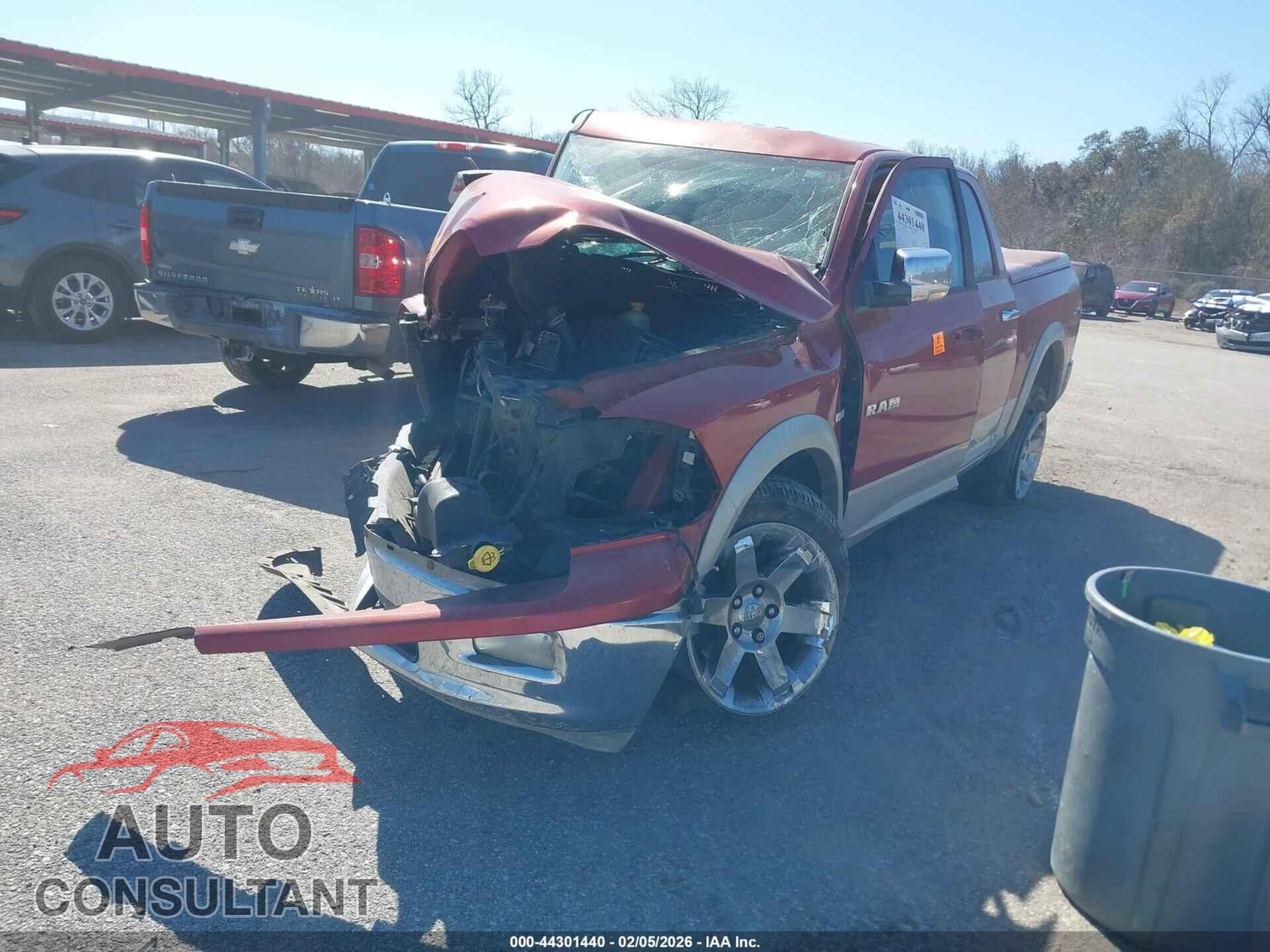 DODGE RAM 1500 2010 - 1D7RB1CT1AS108782