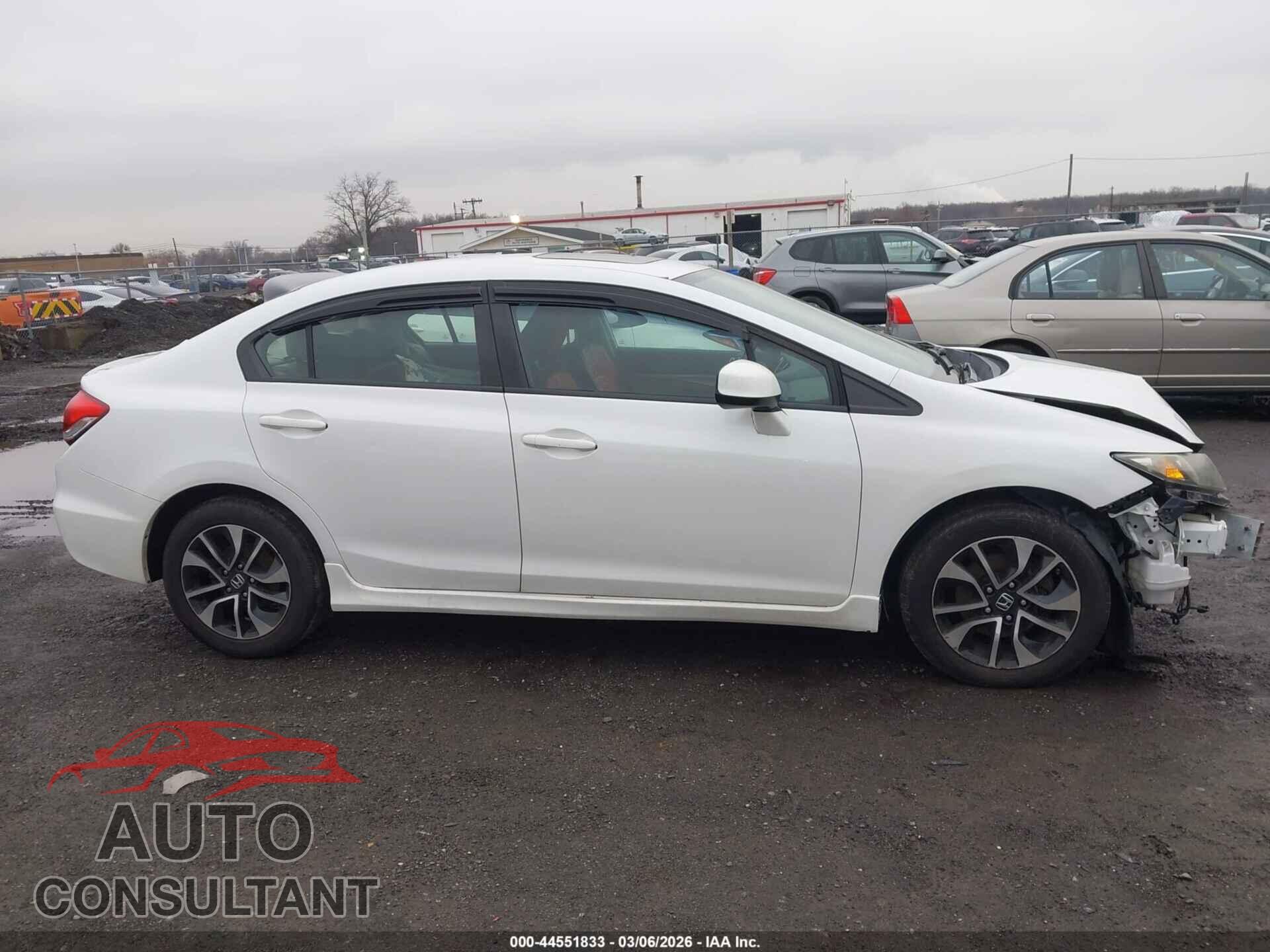 HONDA CIVIC 2013 - 19XFB2F9XDE220166
