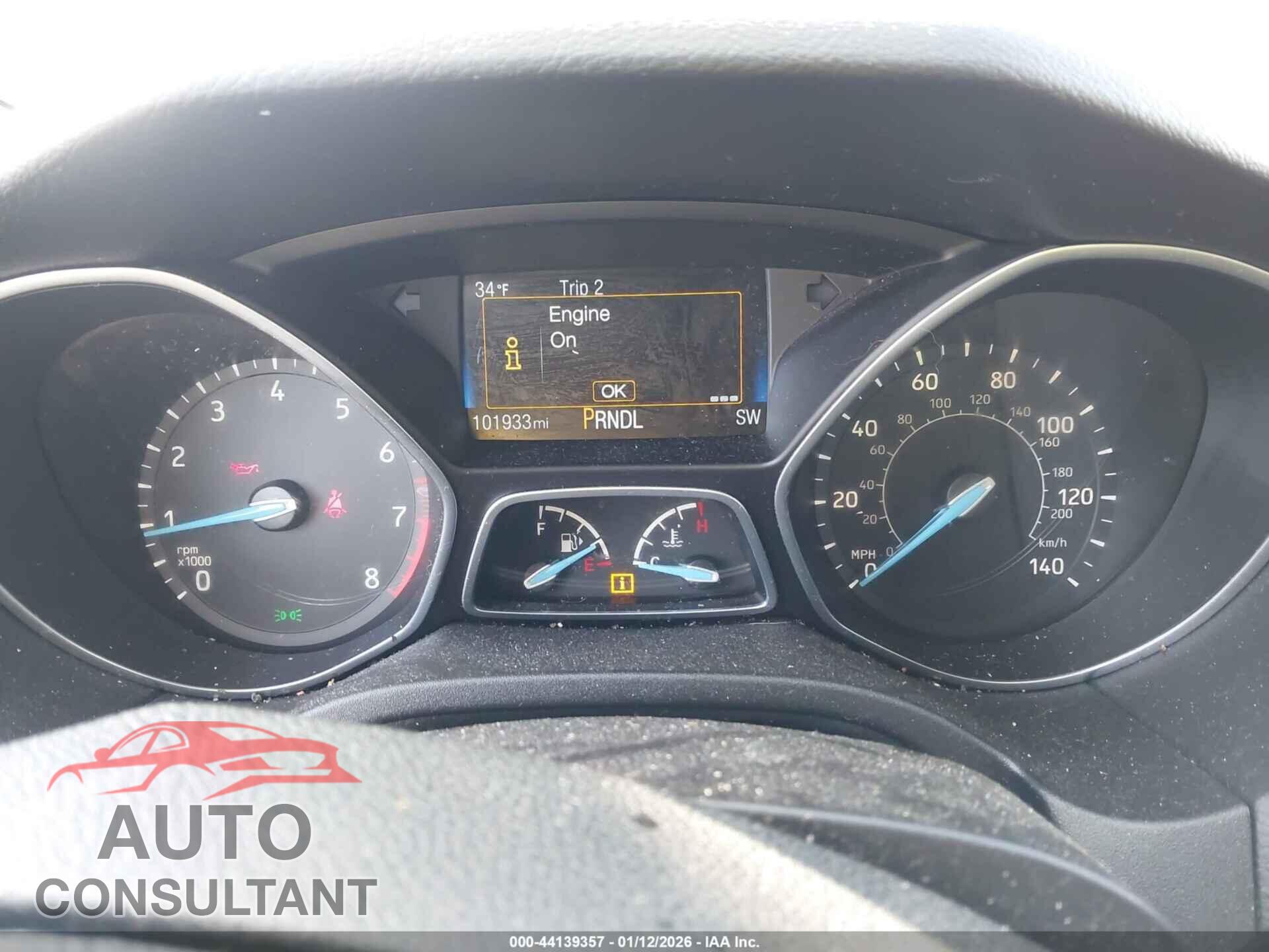 FORD FOCUS 2016 - 1FADP3F27GL223688
