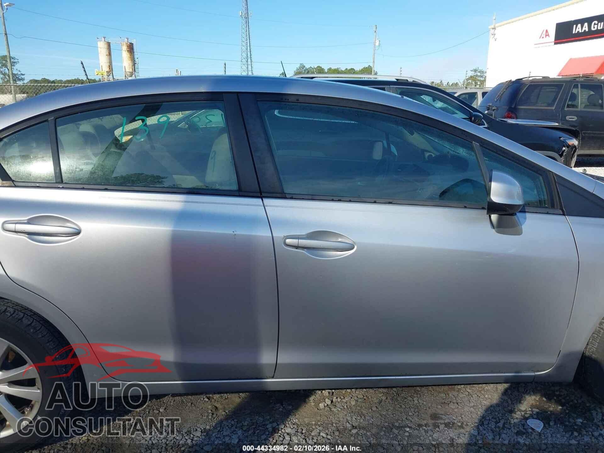 HONDA CIVIC 2012 - JHMFB2F89CS001801