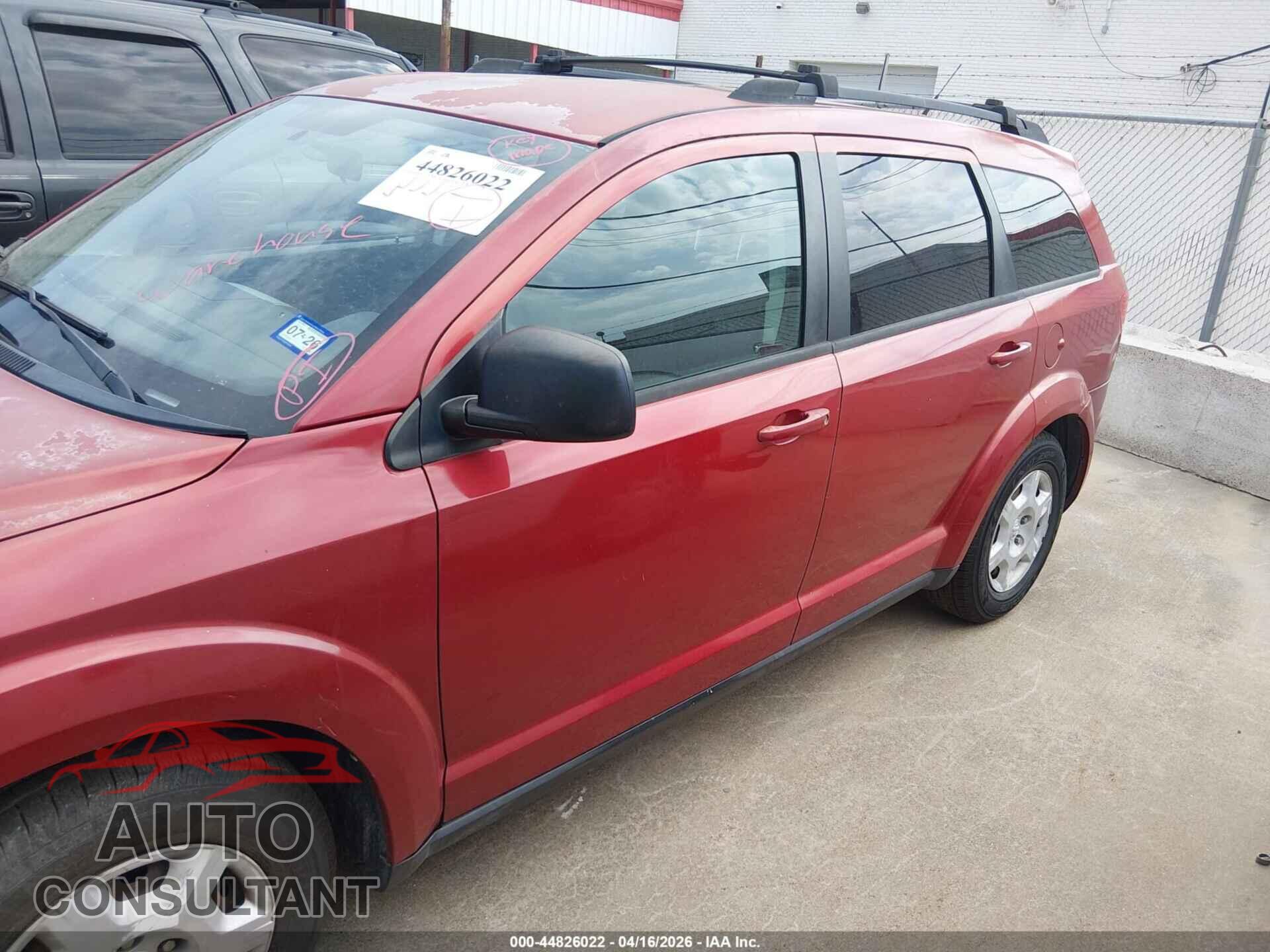 DODGE JOURNEY 2010 - 3D4PG4FB9AT178443