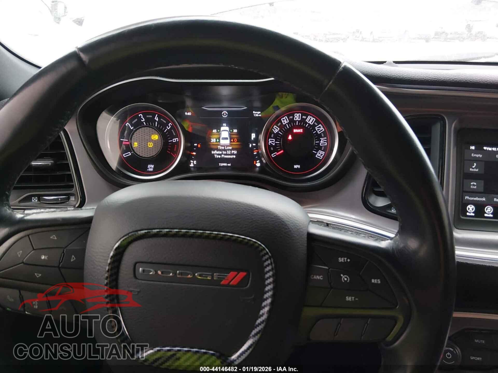 DODGE CHALLENGER 2019 - 2C3CDZAG6KH671967