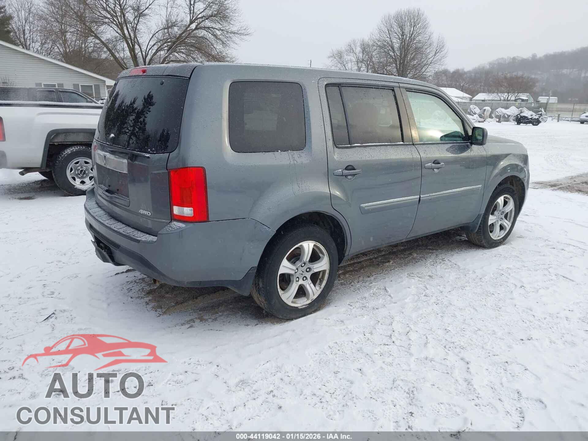 HONDA PILOT 2012 - 5FNYF4H51CB031983