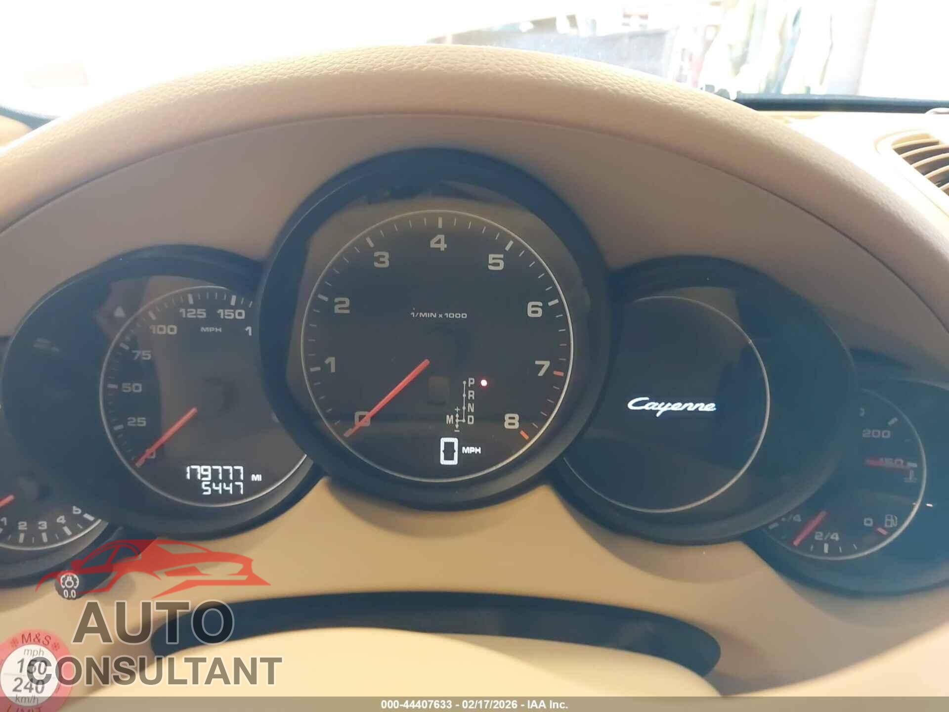 PORSCHE CAYENNE 2011 - WP1AA2A29BLA09910