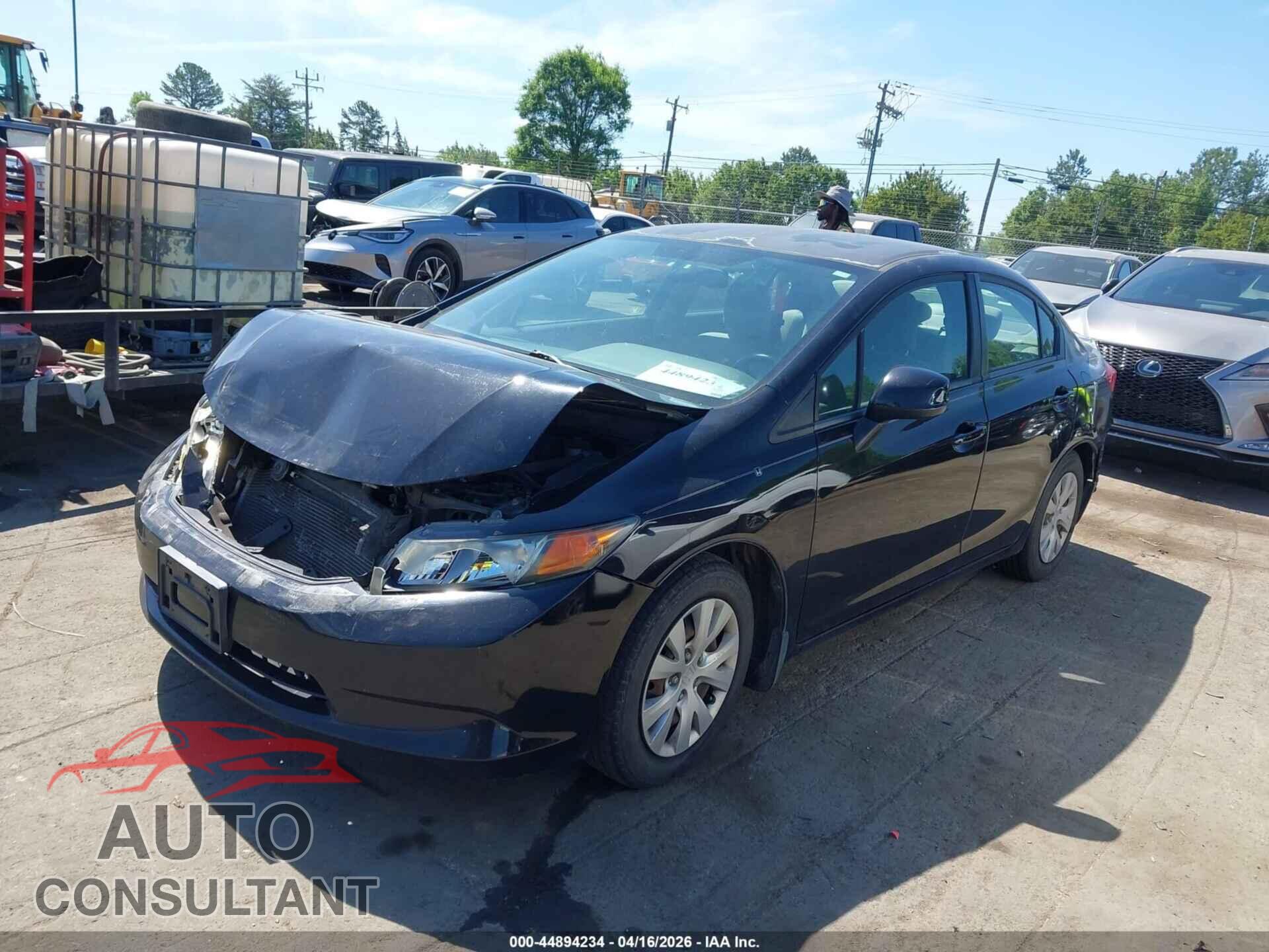 HONDA CIVIC 2012 - 2HGFB2F5XCH588431