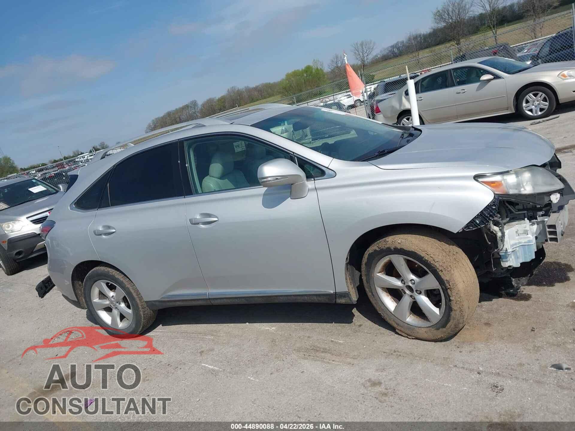 LEXUS RX 350 2010 - 2T2BK1BA0AC080367