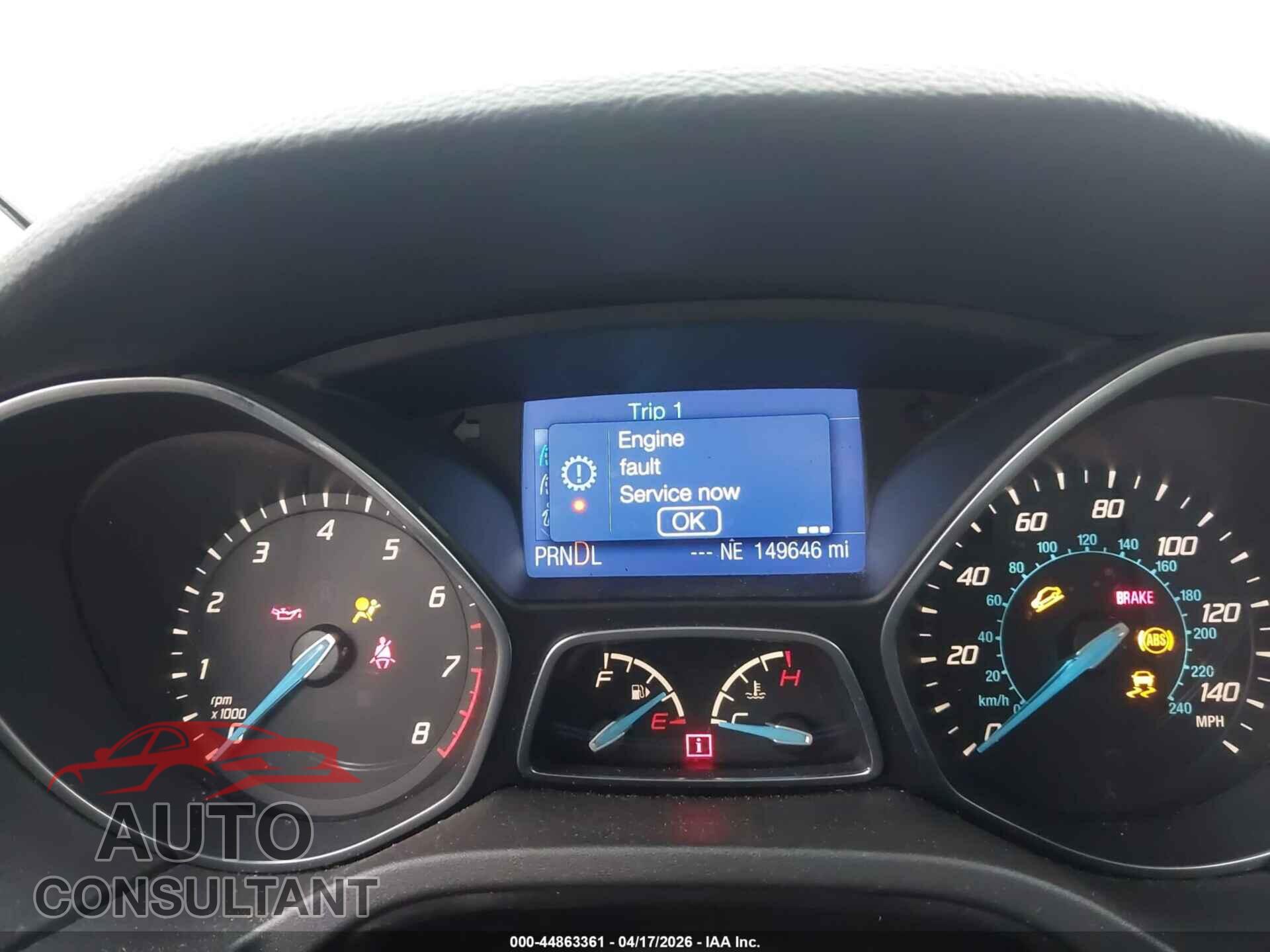FORD FOCUS 2013 - 1FADP3F24DL289773
