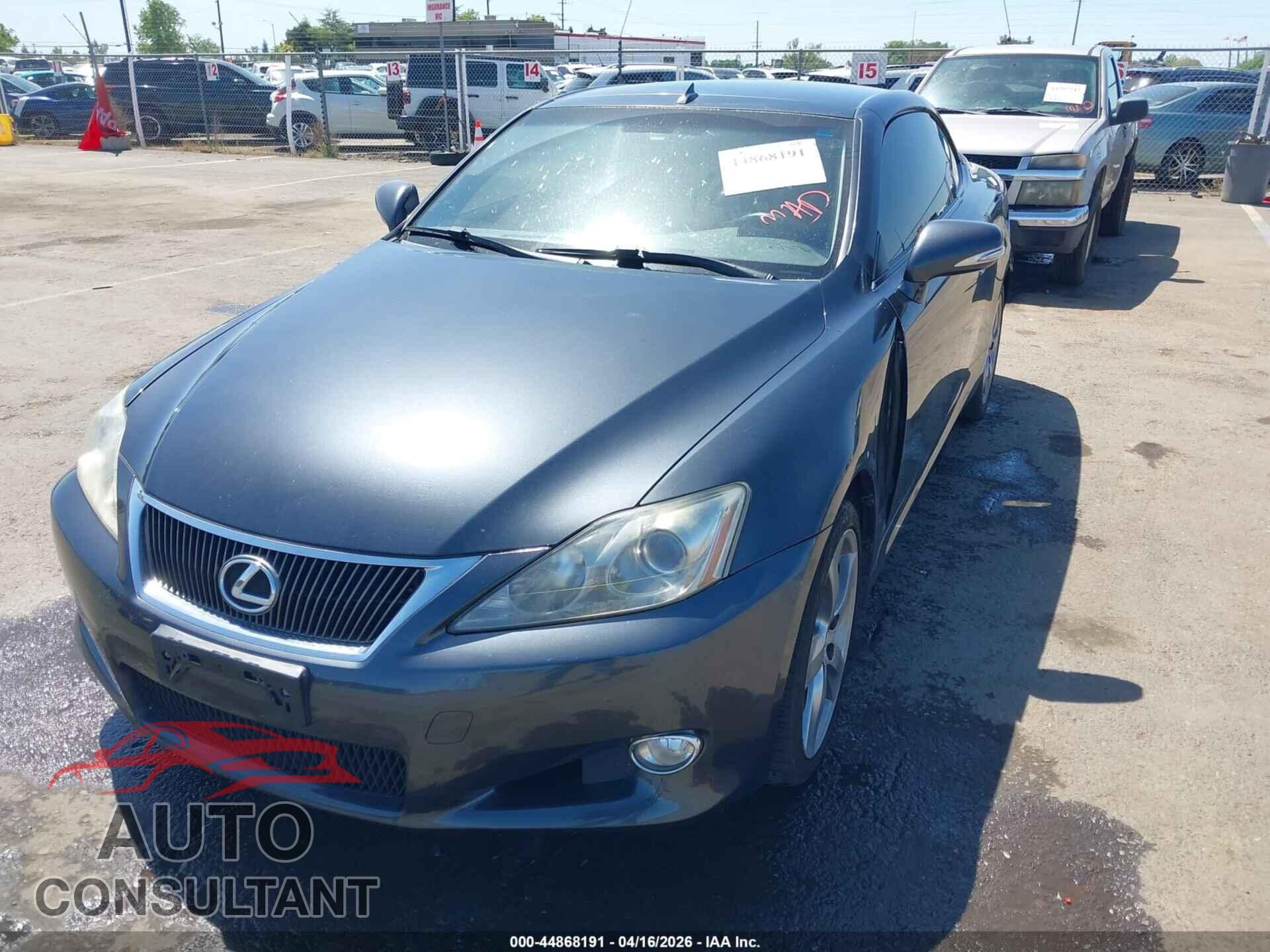 LEXUS IS 350C 2010 - JTHFE2C21A2501696