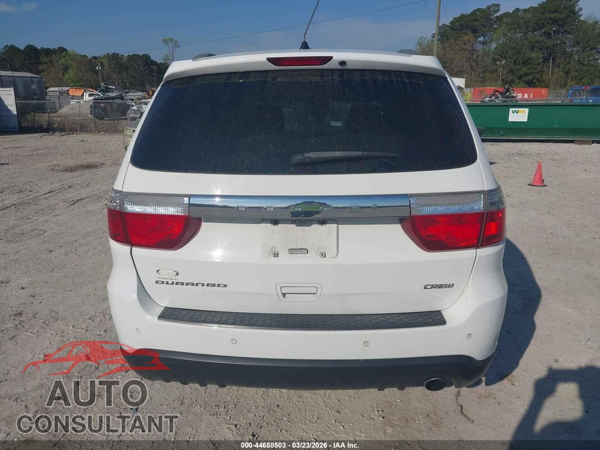 DODGE DURANGO 2013 - 1C4RDHDG2DC694485