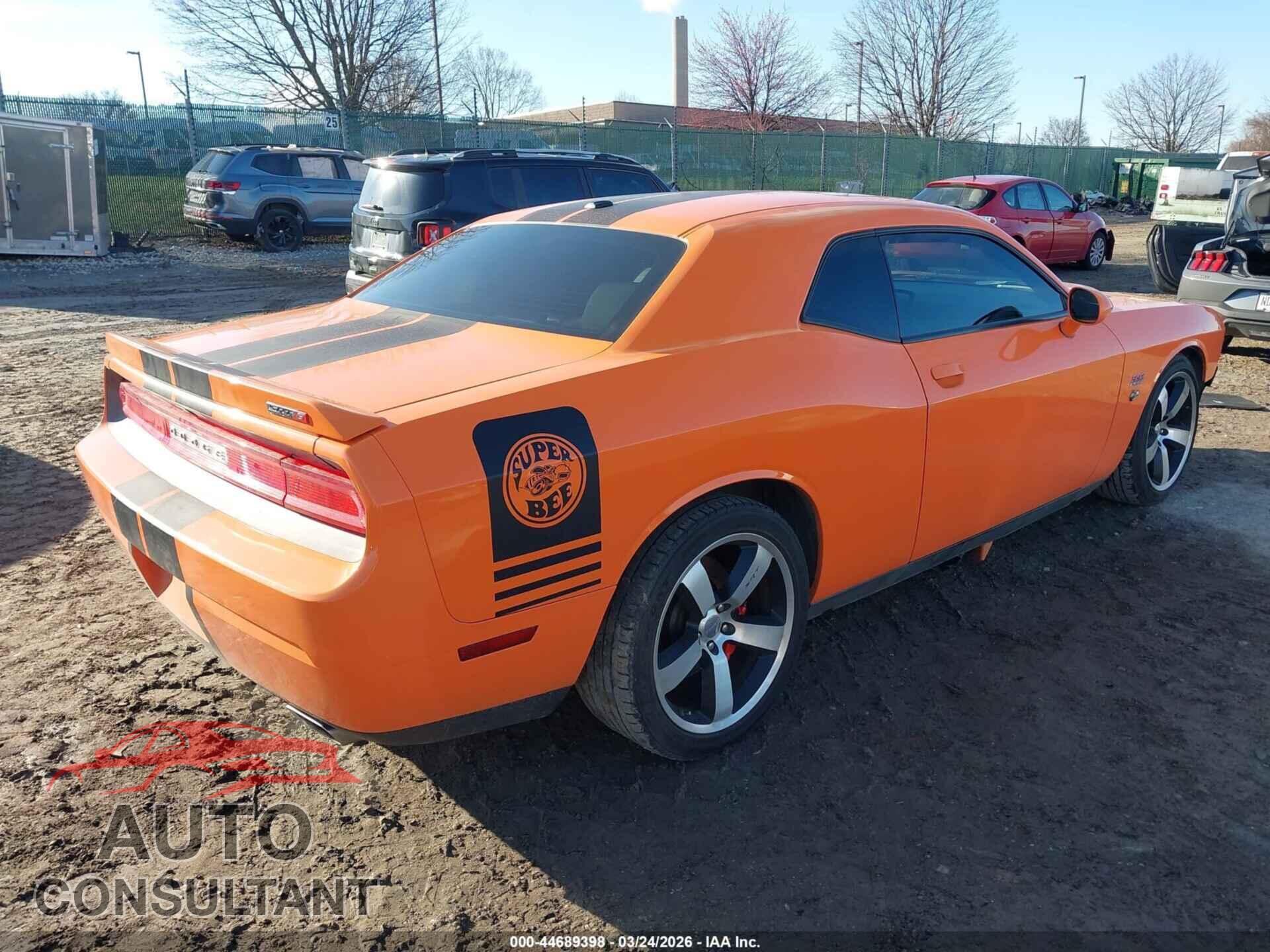 DODGE CHALLENGER 2012 - 2C3CDYCJ5CH161064