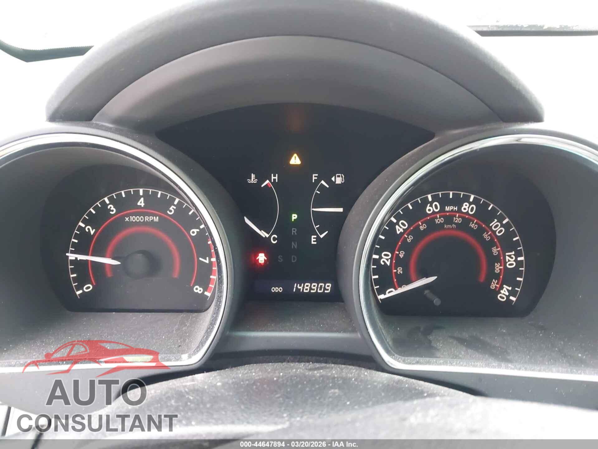 TOYOTA HIGHLANDER 2011 - 5TDZK3EH7BS049780