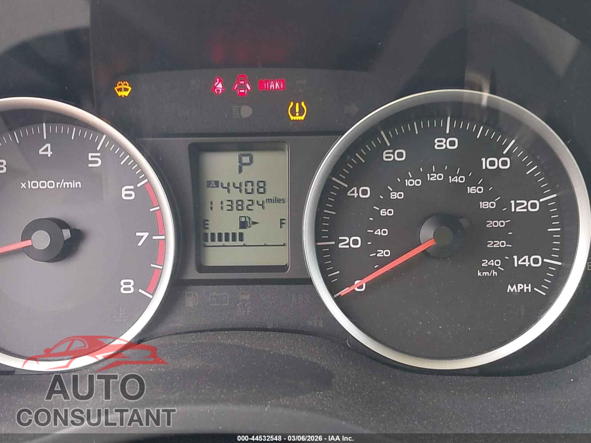 SUBARU FORESTER 2014 - JF2SJAEC1EH524573