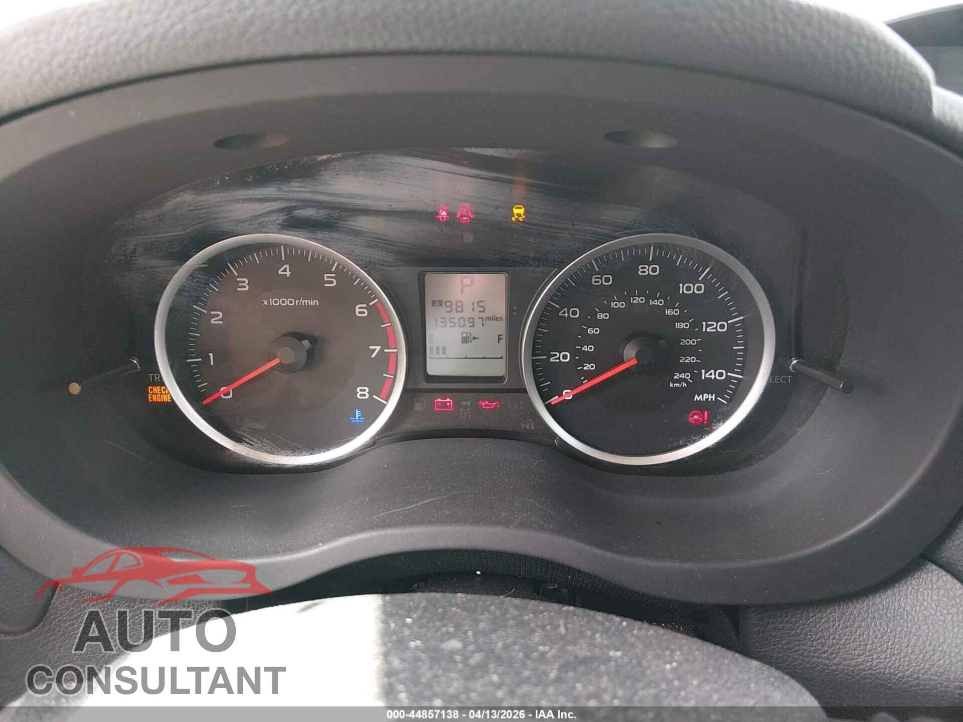 SUBARU FORESTER 2017 - JF2SJAACXHH559624