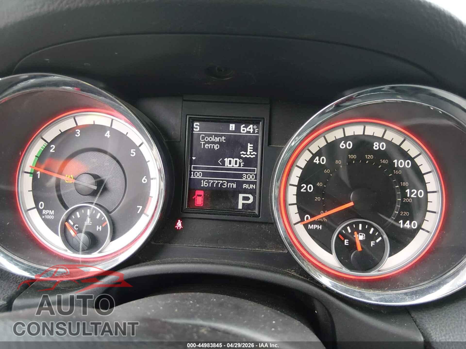 DODGE DURANGO 2013 - 1C4RDHDG8DC616910